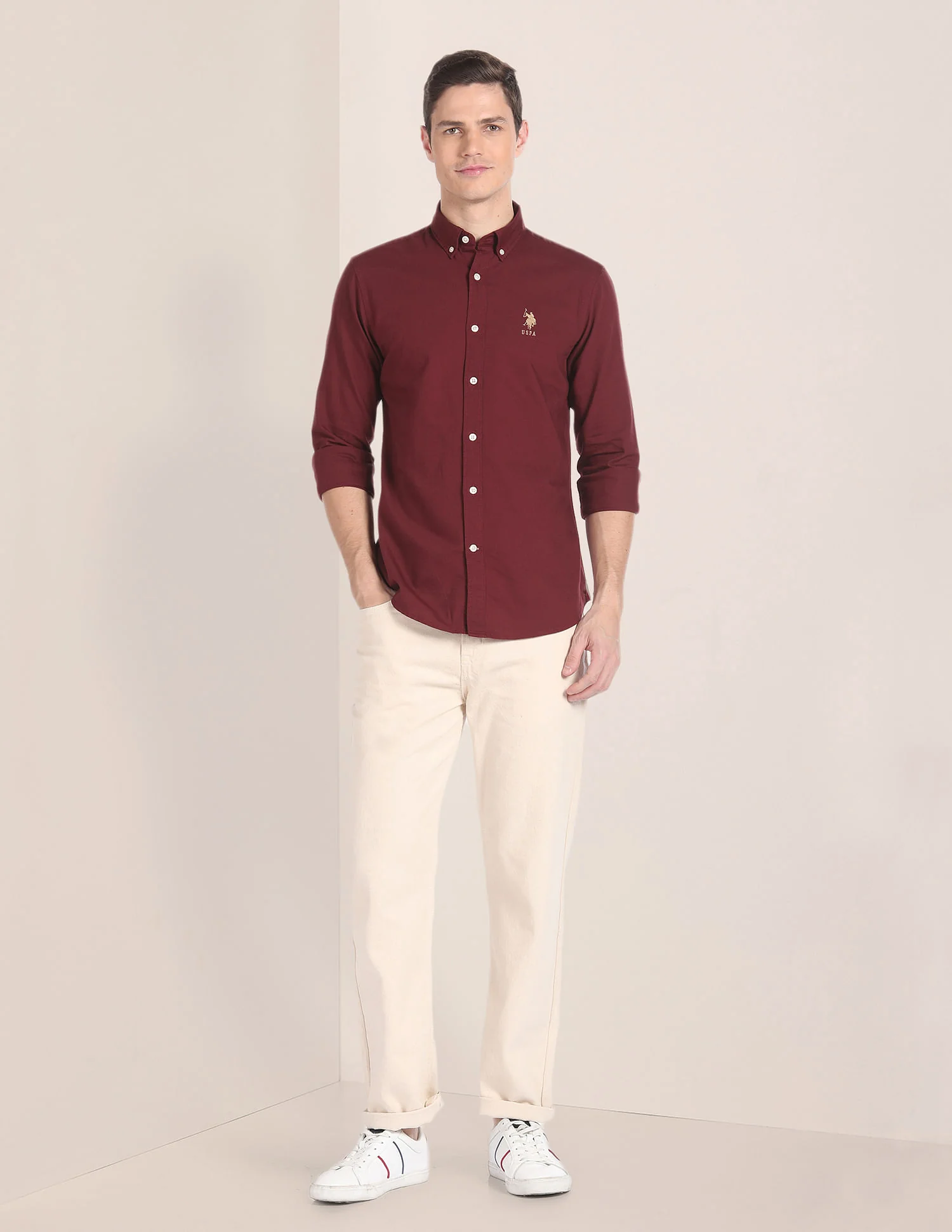 Premium Cotton Solid Shirt - Image 3