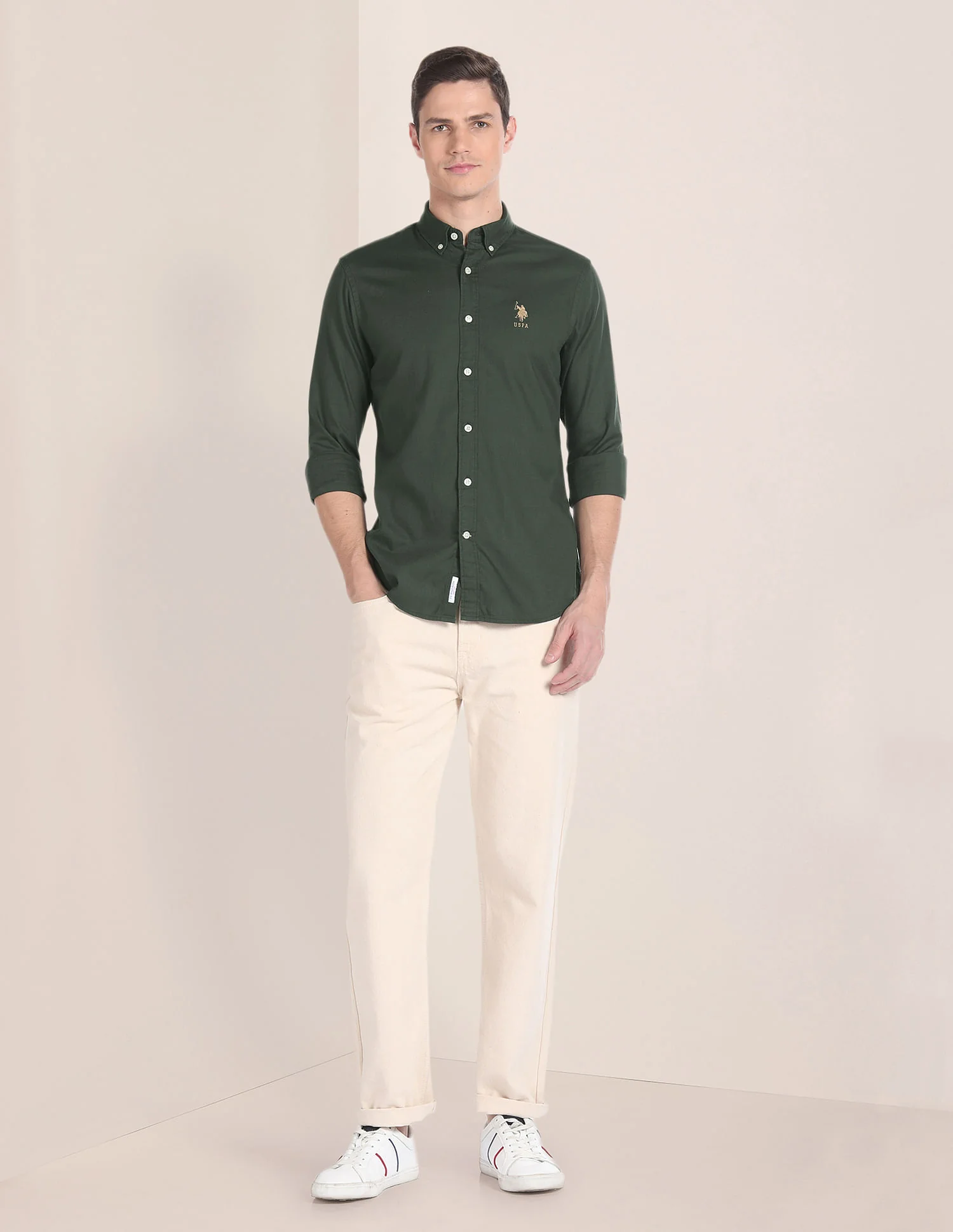 Premium Cotton Solid Shirt - Image 3