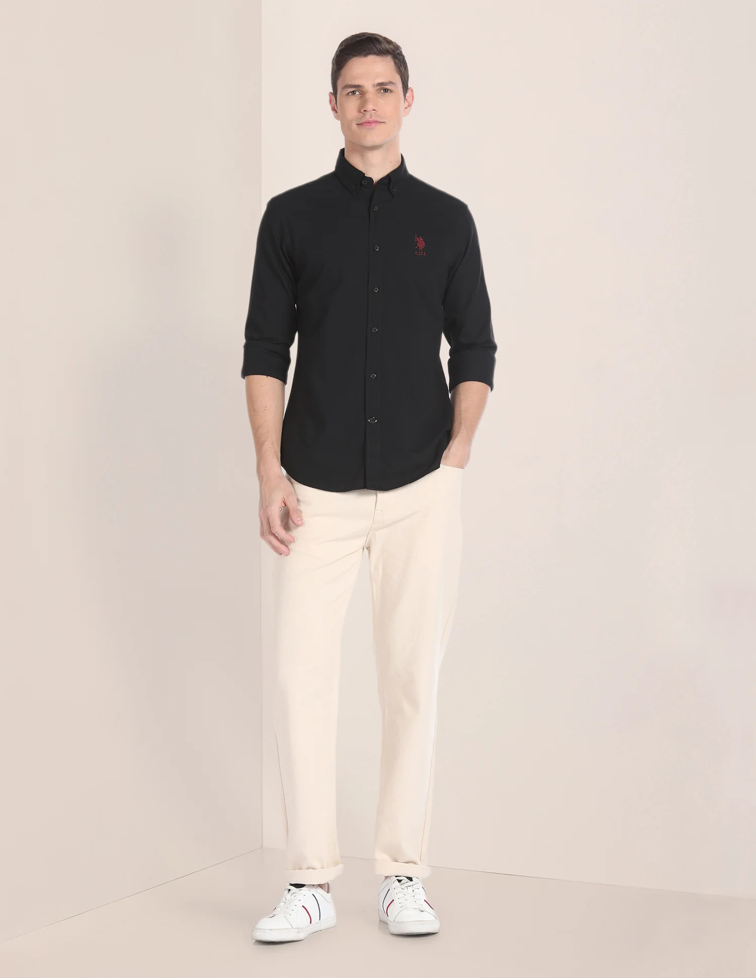 Premium Cotton Solid Shirt - Image 3
