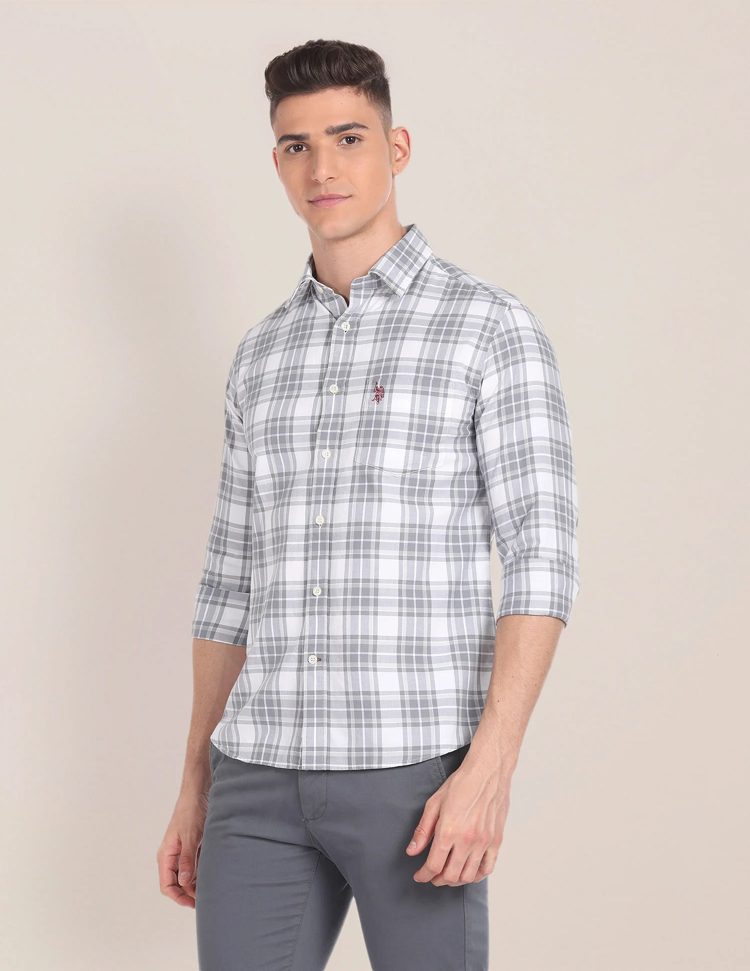 Premium Cotton Tartan Check Shirt - Image 4