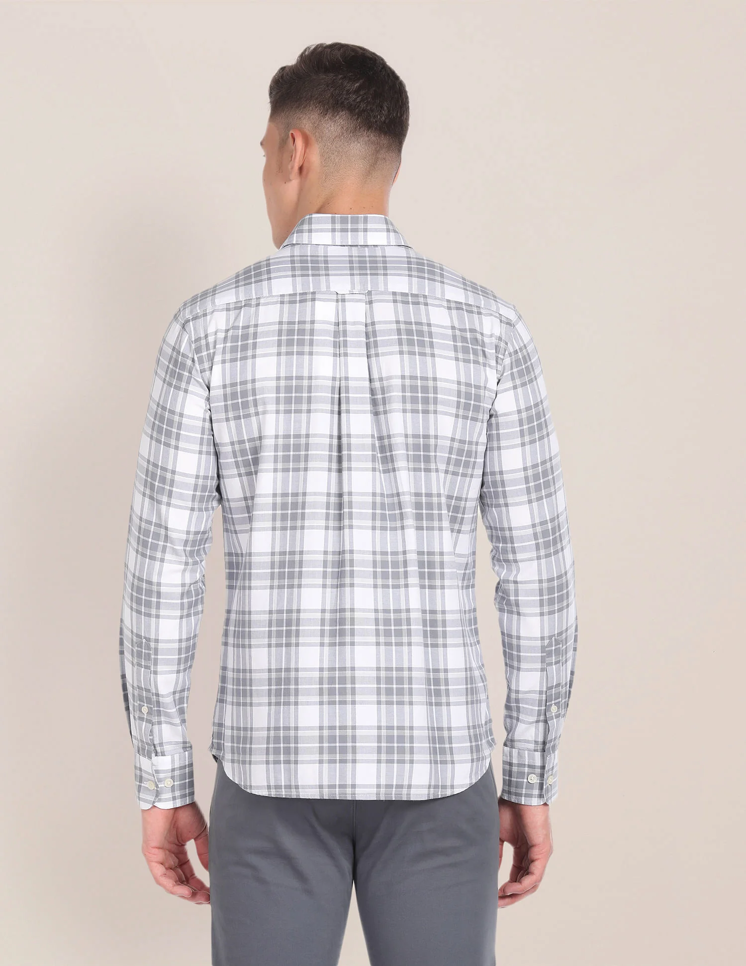 Premium Cotton Tartan Check Shirt - Image 5