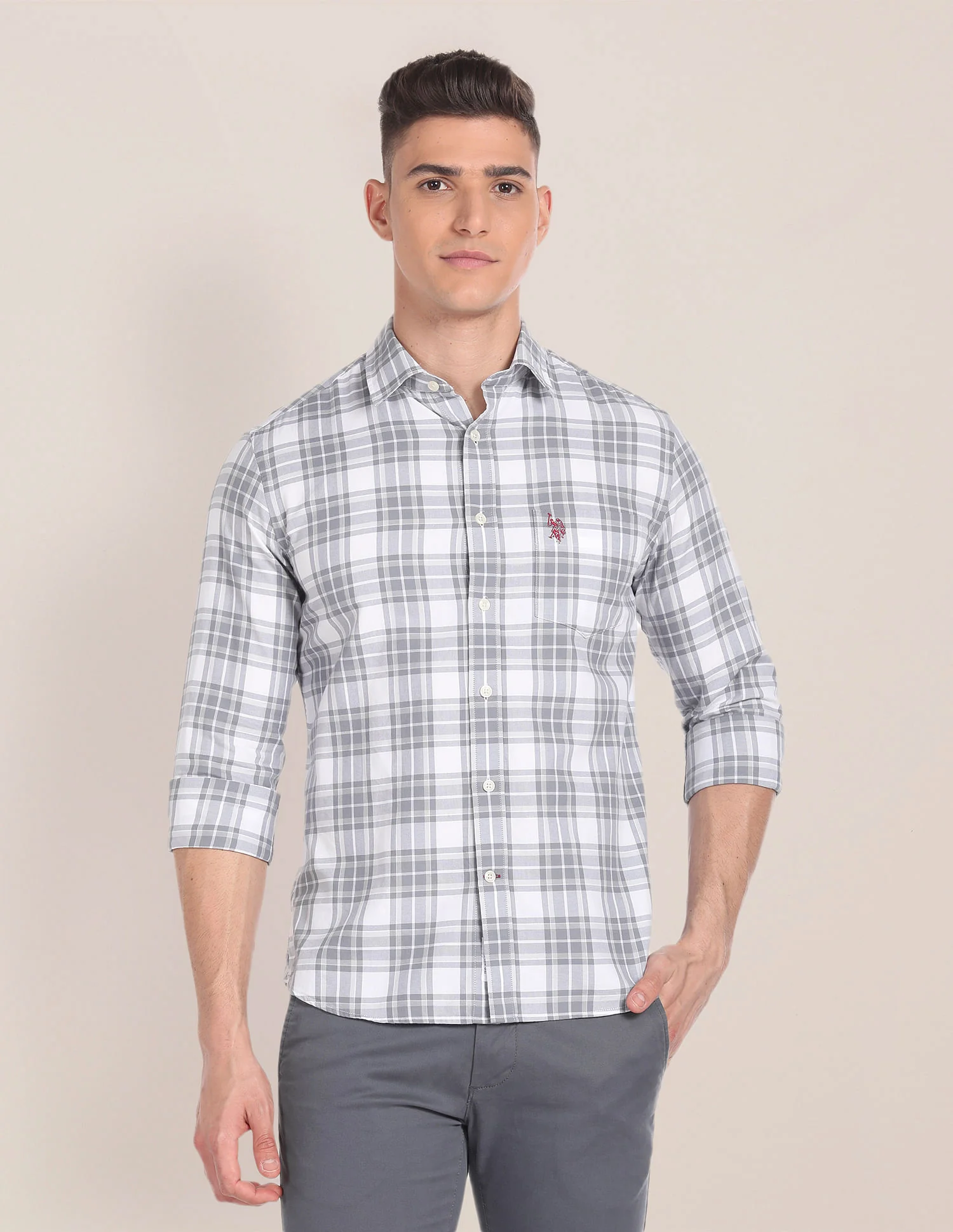 Premium Cotton Tartan Check Shirt - Image 6