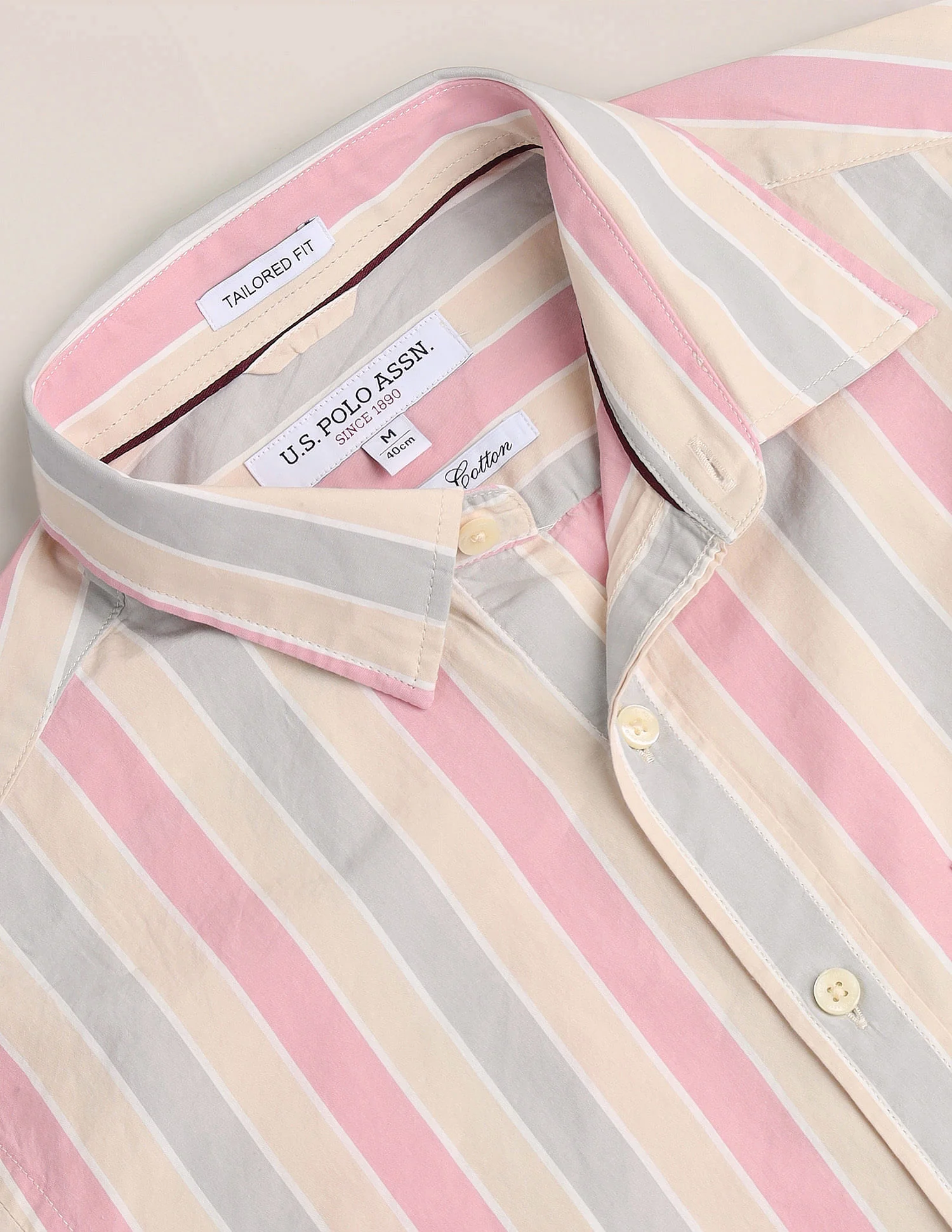Premium Cotton Vertical Stripe Shirt - Image 2