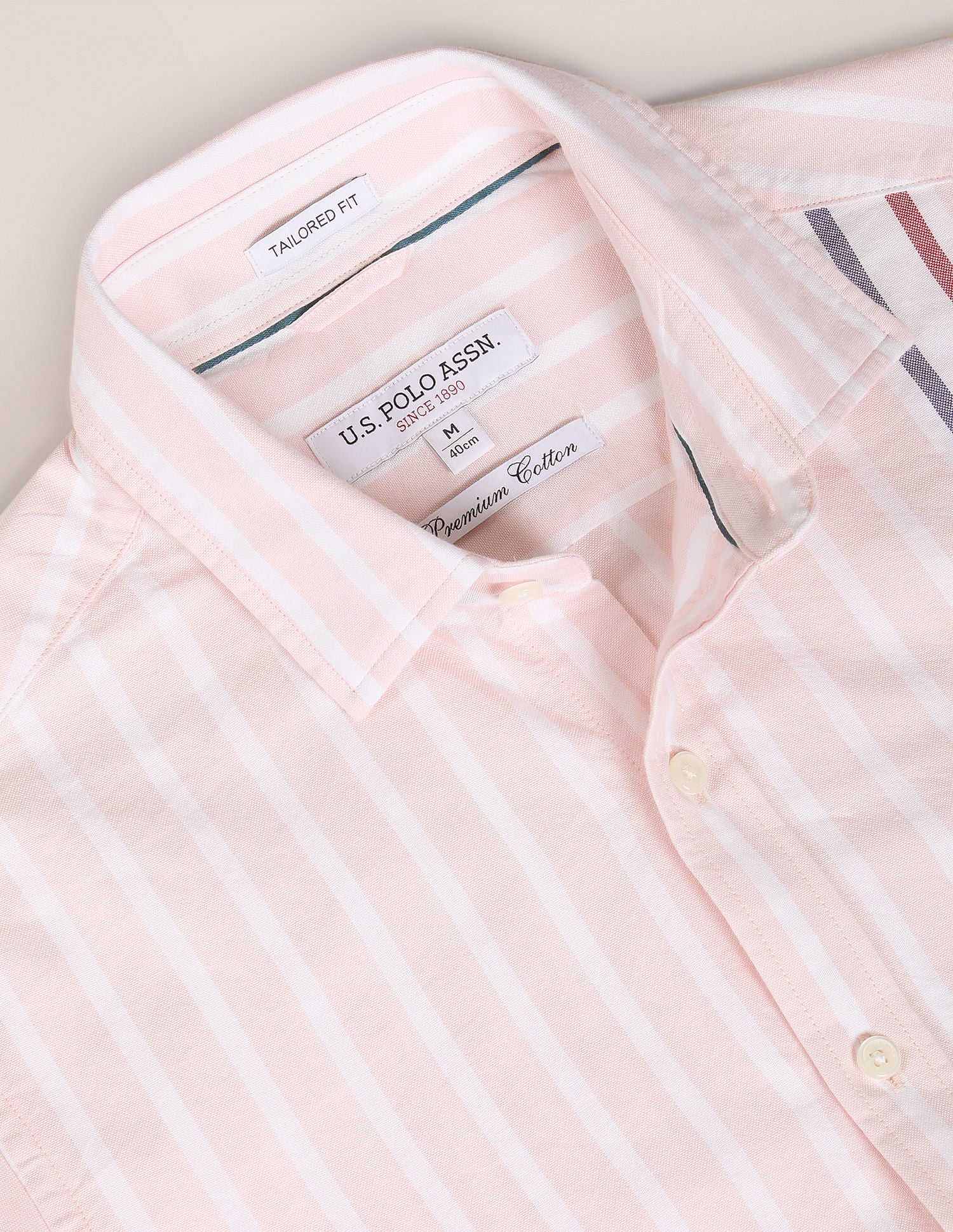 Premium Cotton Vertical Stripe Shirt - Image 2