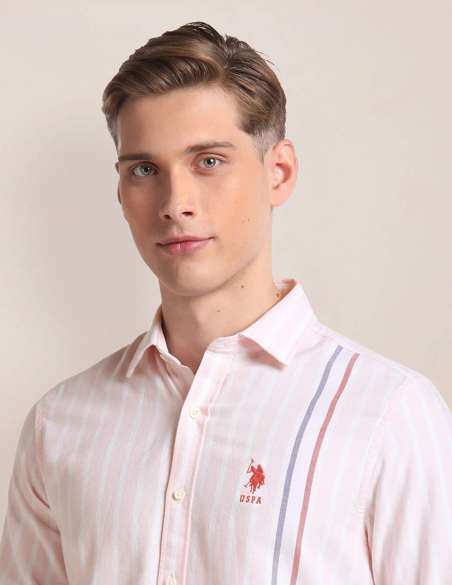Premium Cotton Vertical Stripe Shirt - Image 7