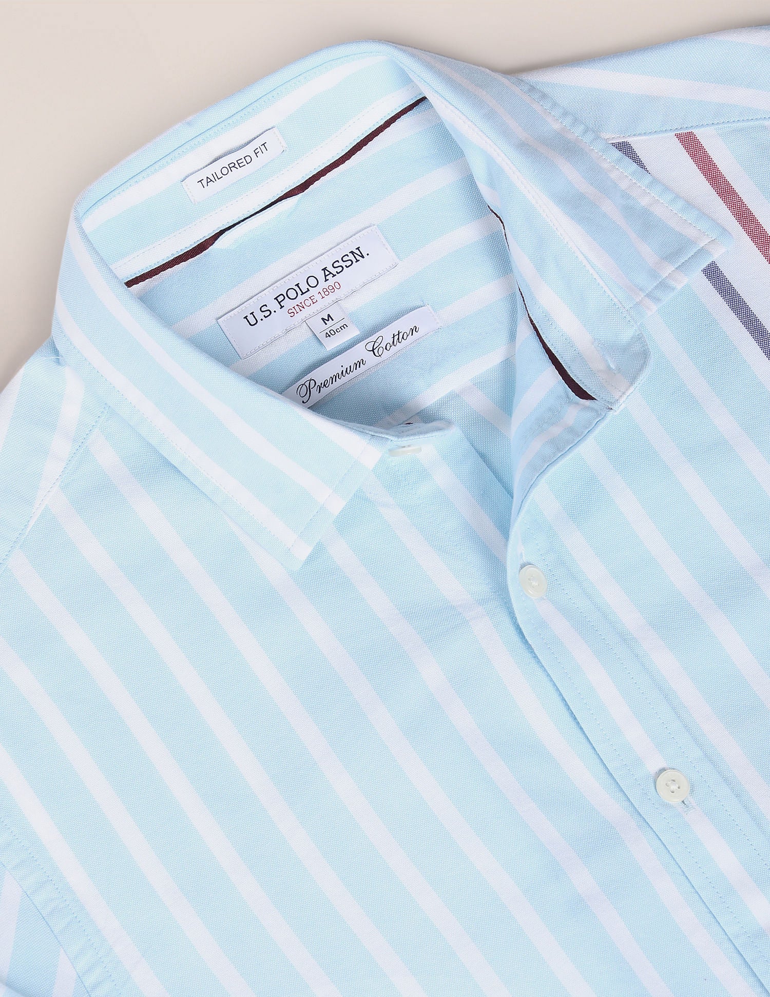 Premium Cotton Vertical Stripe Shirt - Image 2