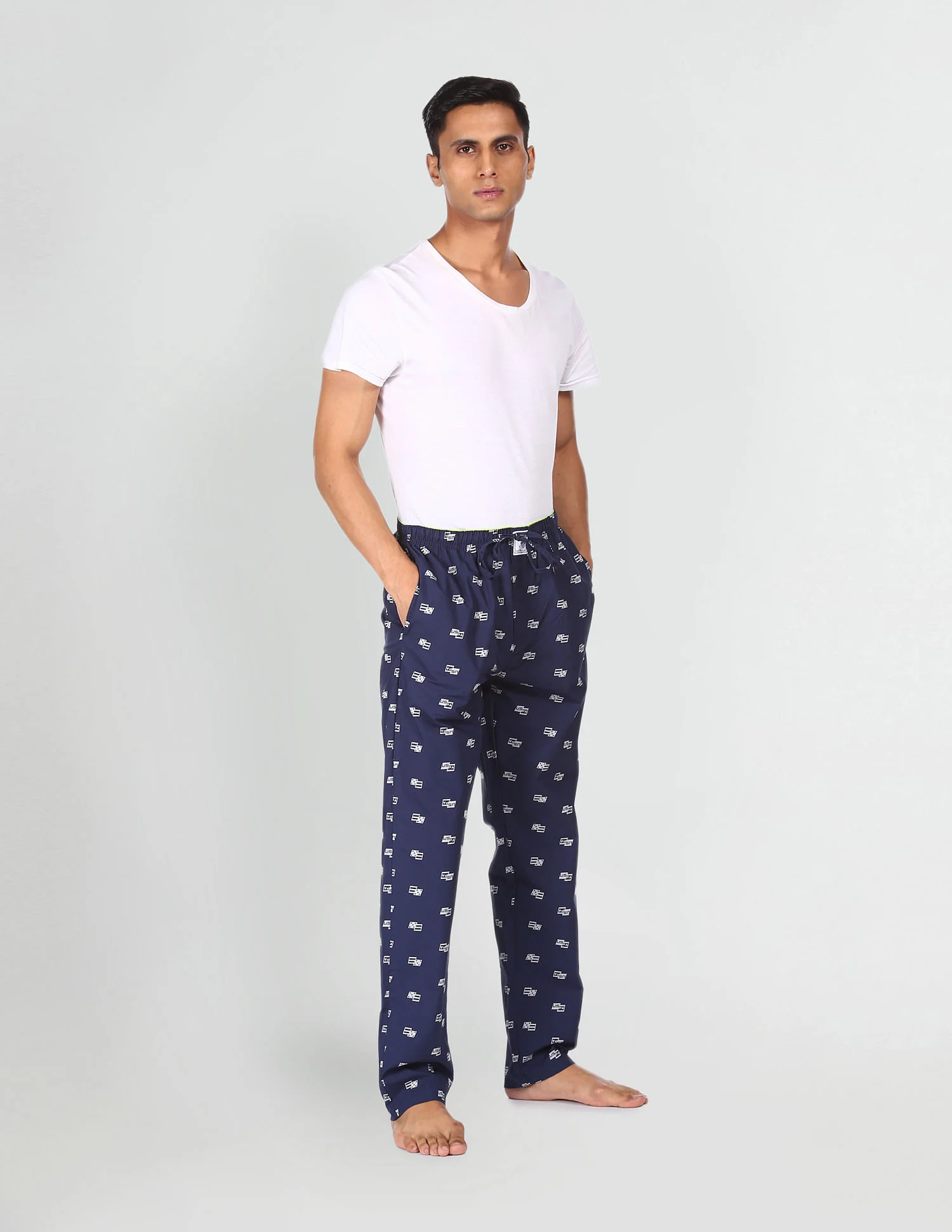 Printed Cotton IYAD Lounge Pants - Pack Of 1 - Image 2