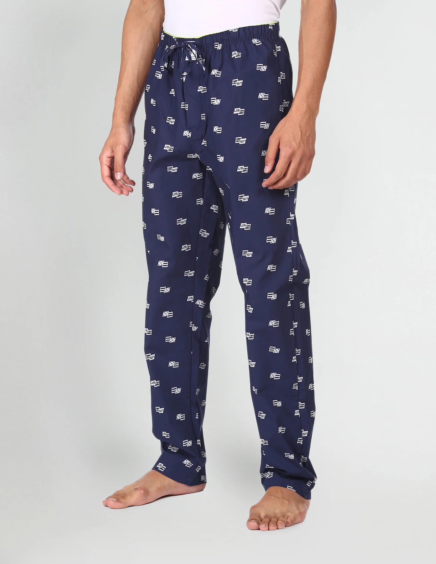 Printed Cotton IYAD Lounge Pants - Pack Of 1 - Image 3