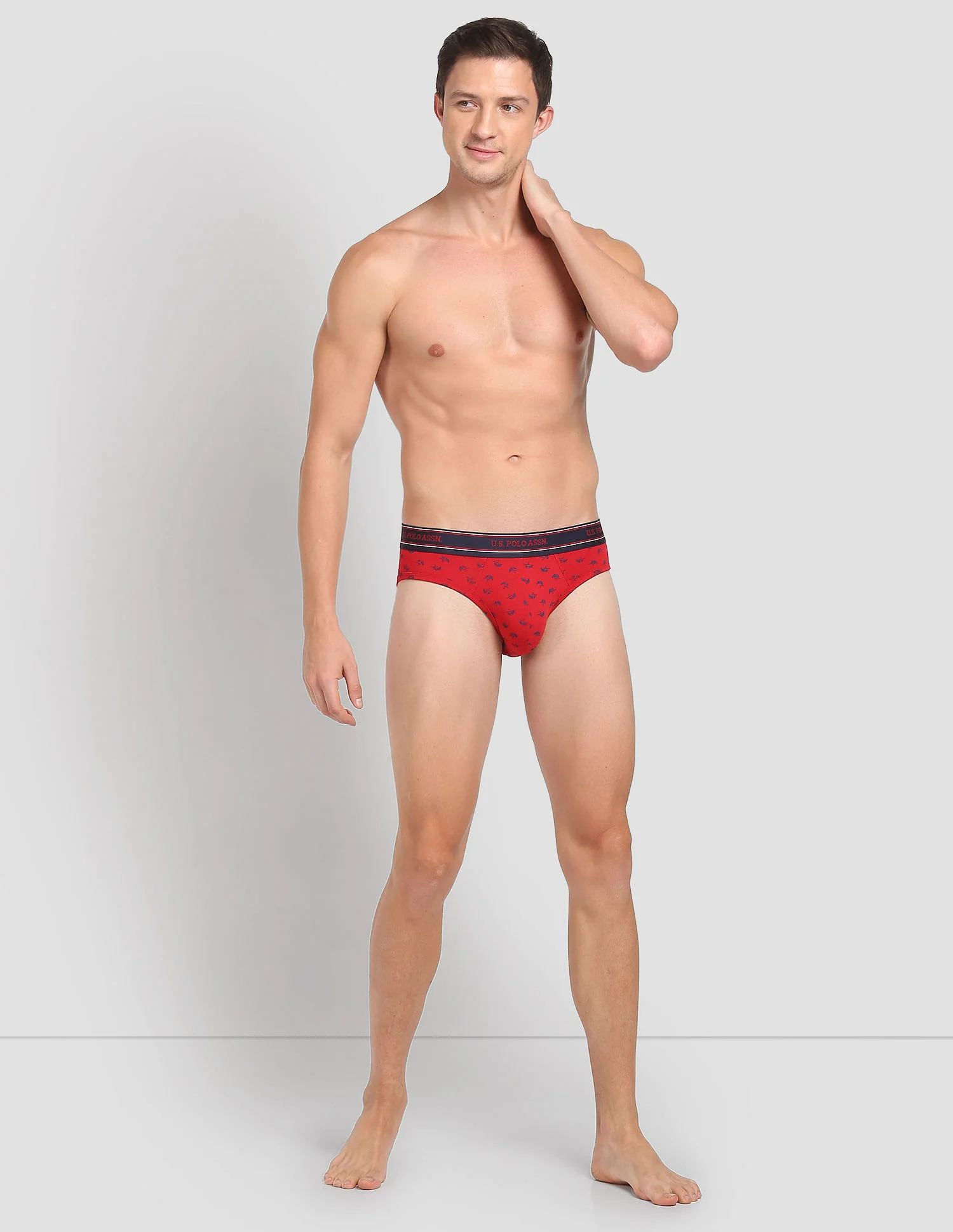 Printed Cotton Stretch Jersey I615 Briefs - Pack Of 1 - Image 3