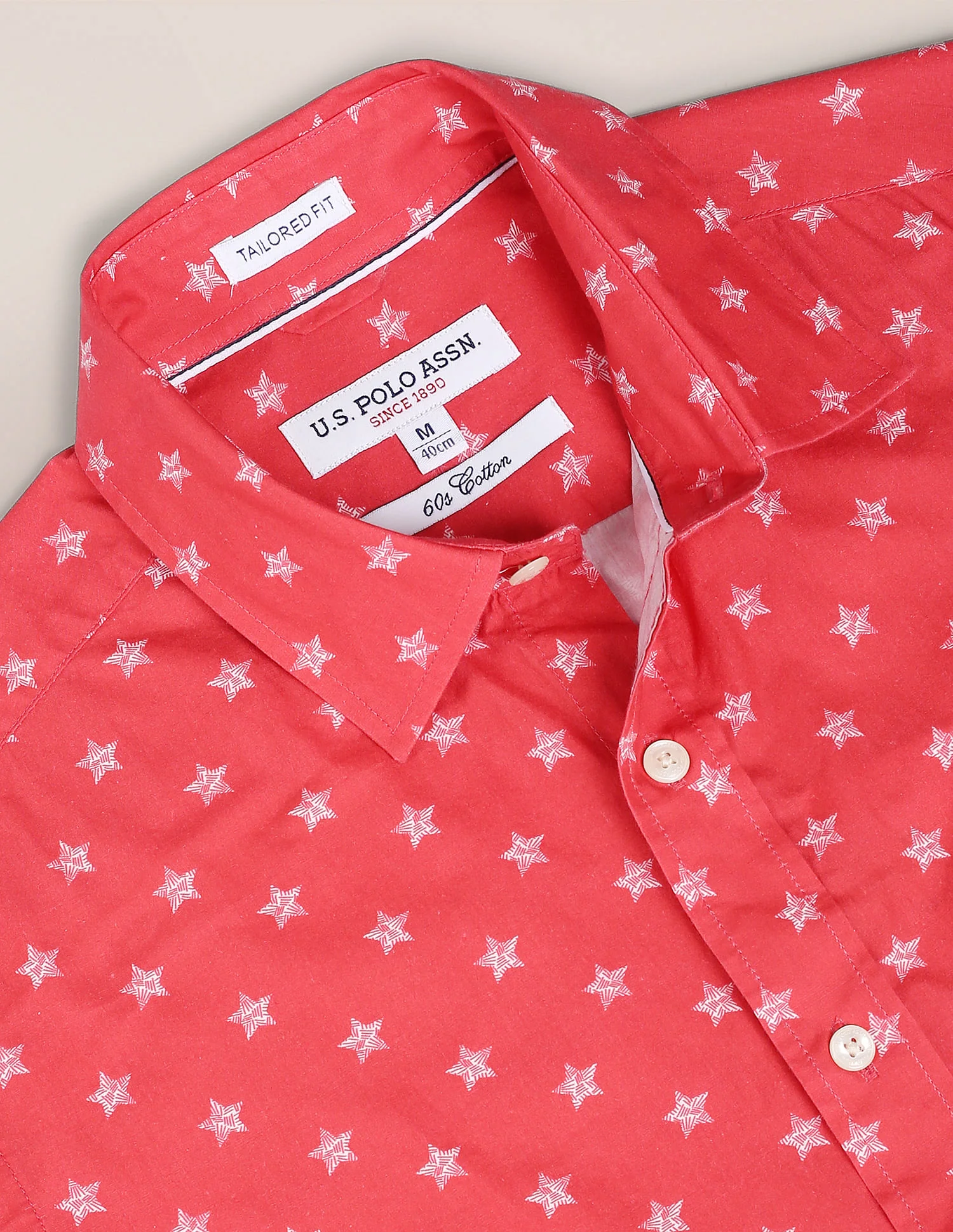 Printed Tailored Fit Shirt - Image 2