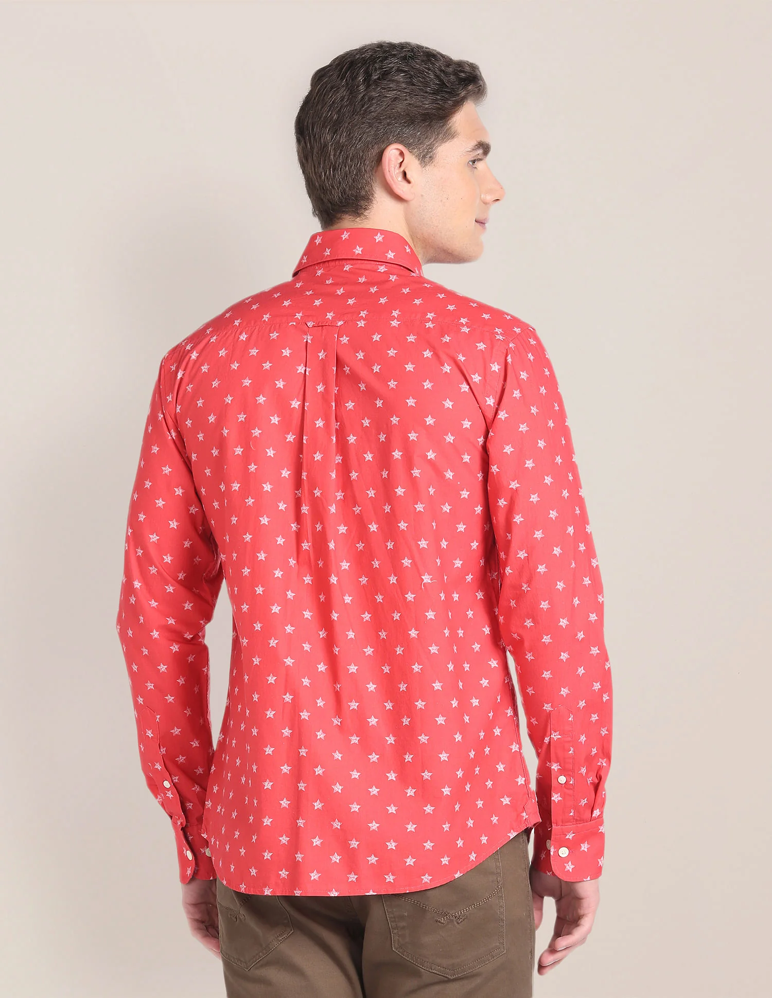 Printed Tailored Fit Shirt - Image 5