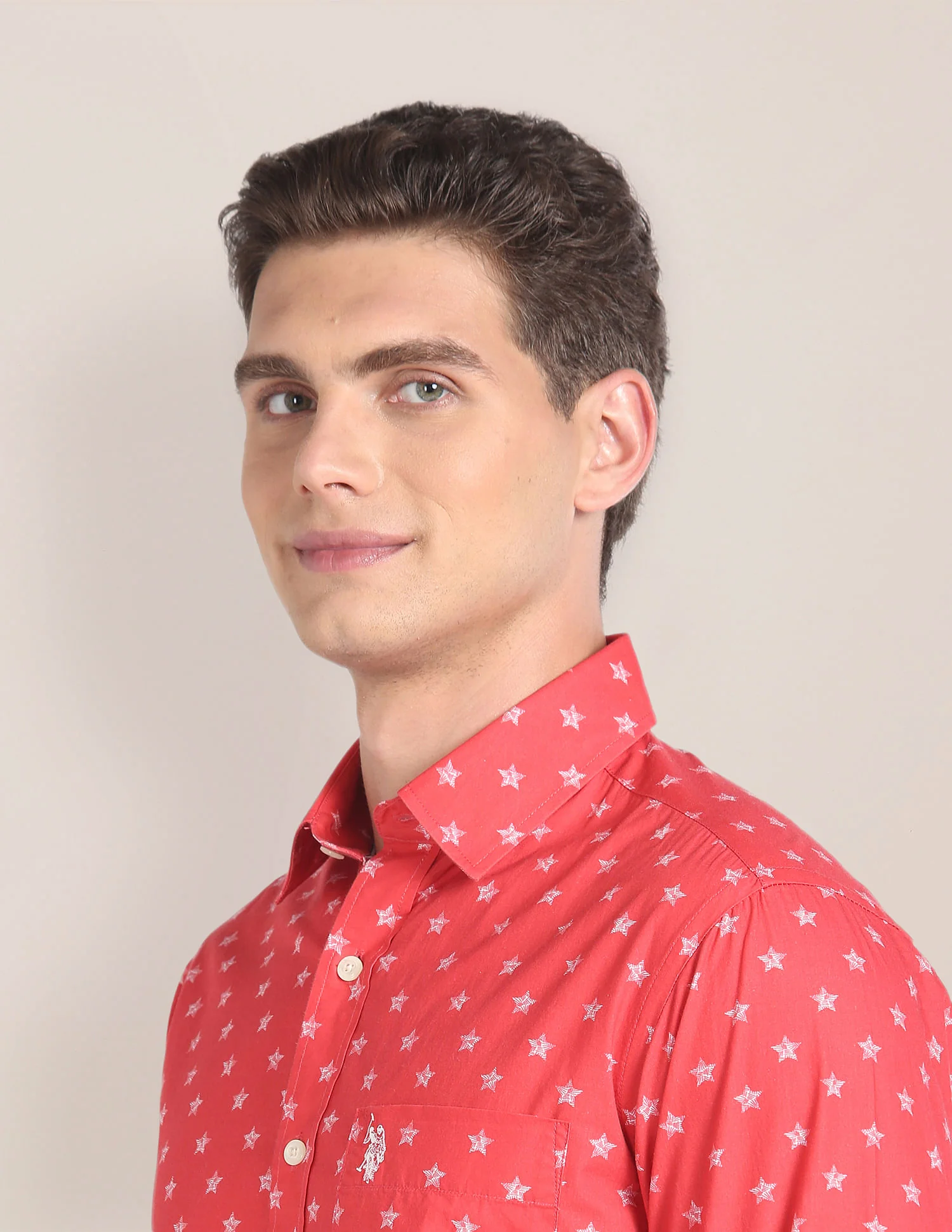 Printed Tailored Fit Shirt - Image 7