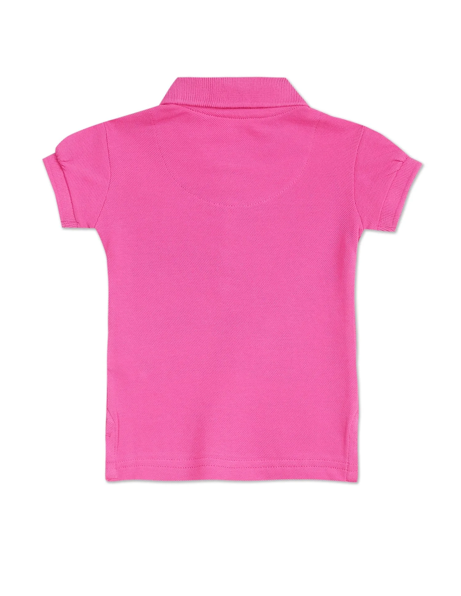 Puff Sleeve Cotton Polo Shirt - Image 2