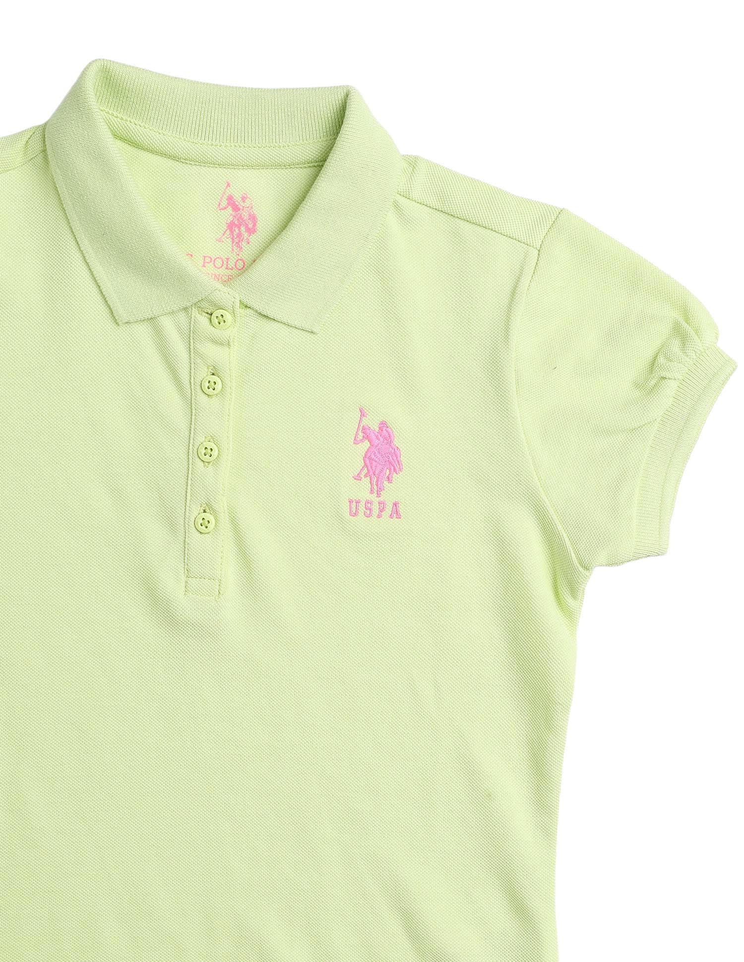 Puff Sleeve Cotton Polo Shirt - Image 10