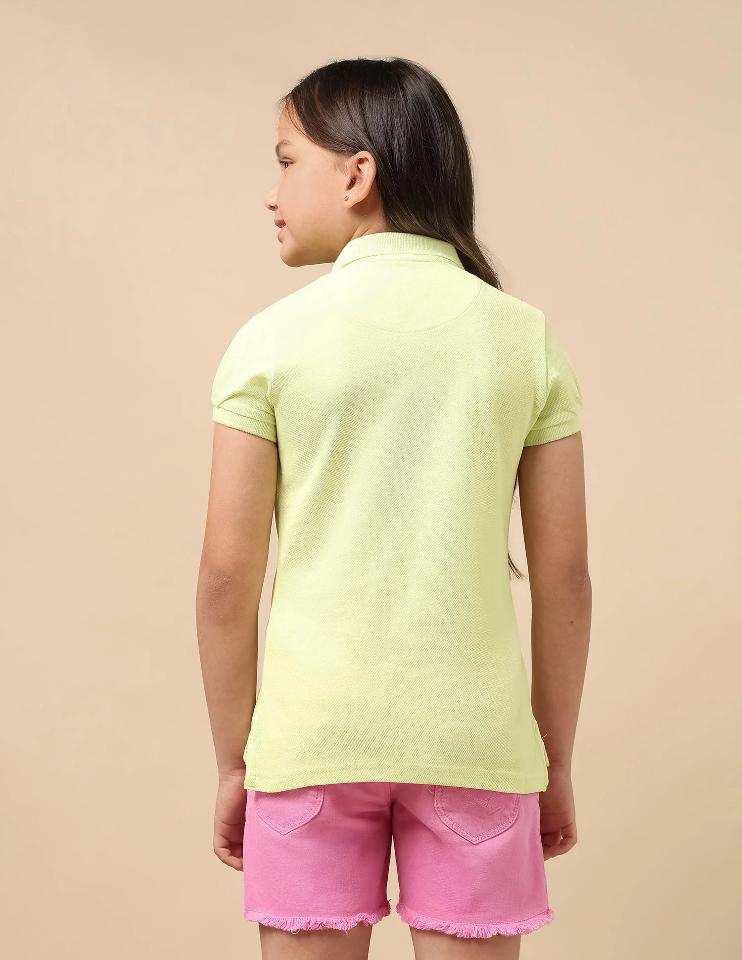 Puff Sleeve Cotton Polo Shirt - Image 5