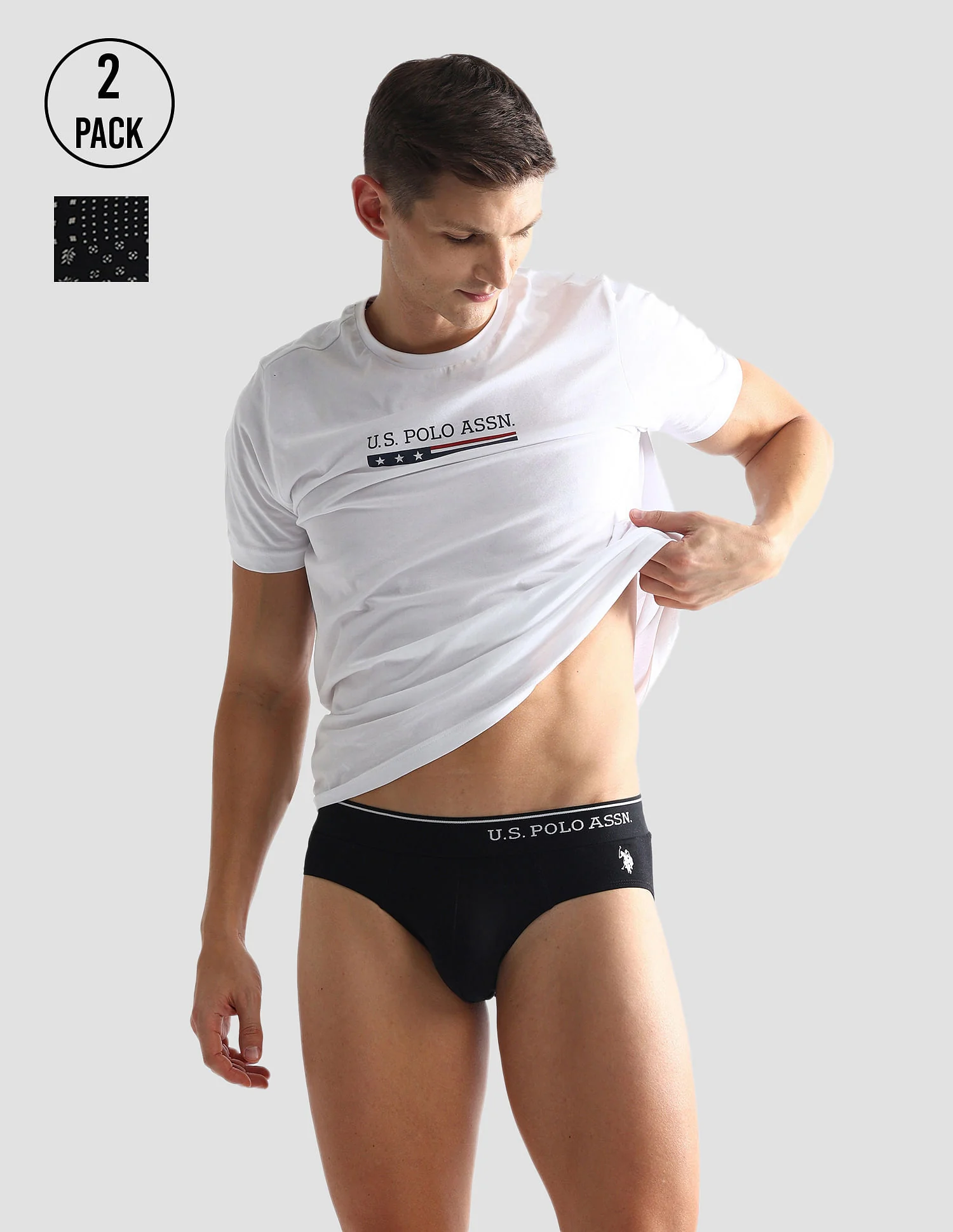 Pure Cotton Antibacterial OEB08 Briefs - Pack Of 2