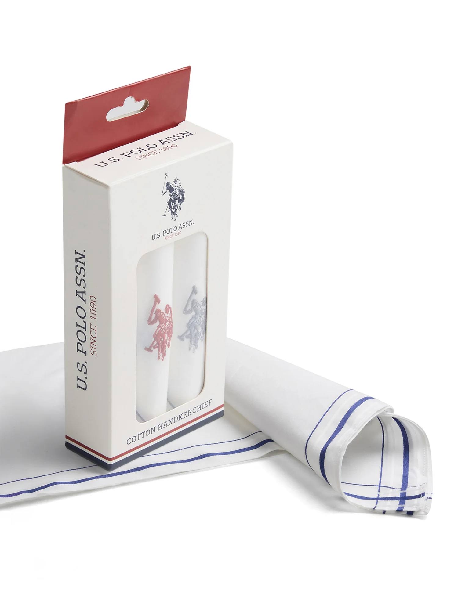 Pure Cotton Brand Logo Handkerchief - Pack Of 3