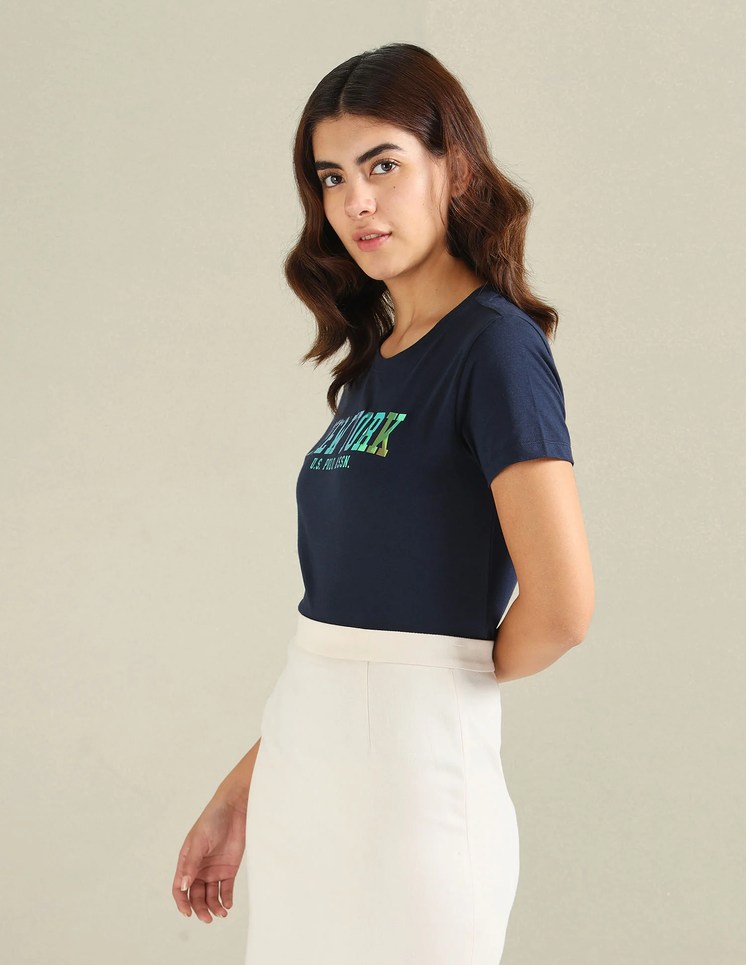 Pure Cotton Printed T-Shirt - Image 4
