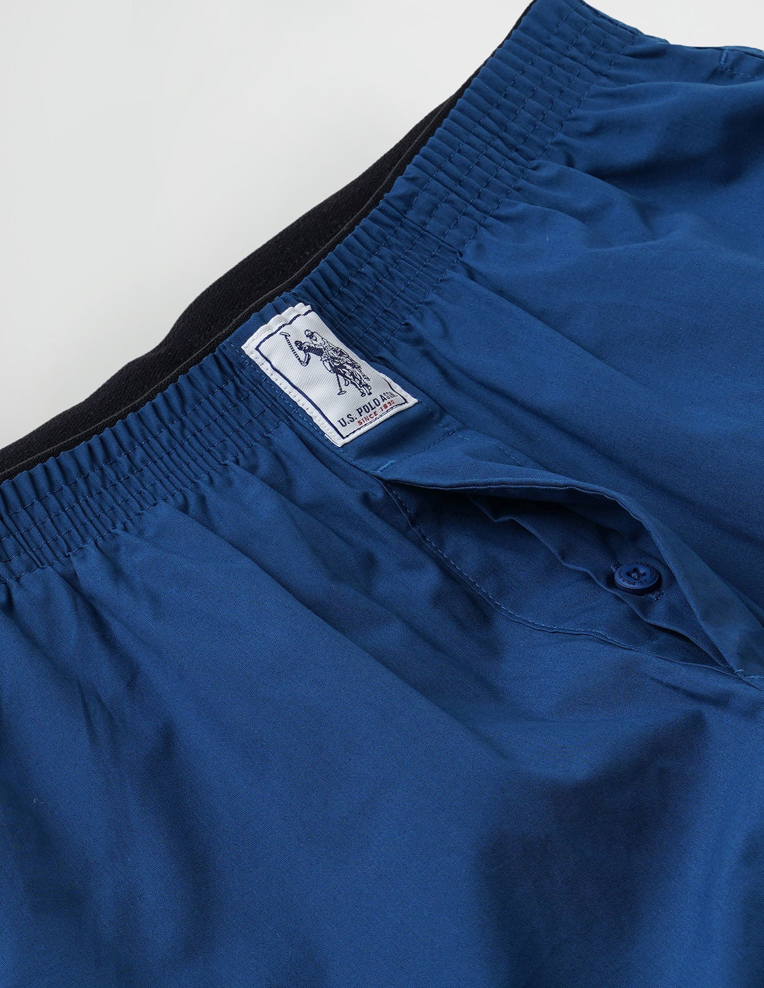 Pure Cotton Brushed Elastic I108 Boxers - Pack Of 1 - Image 2