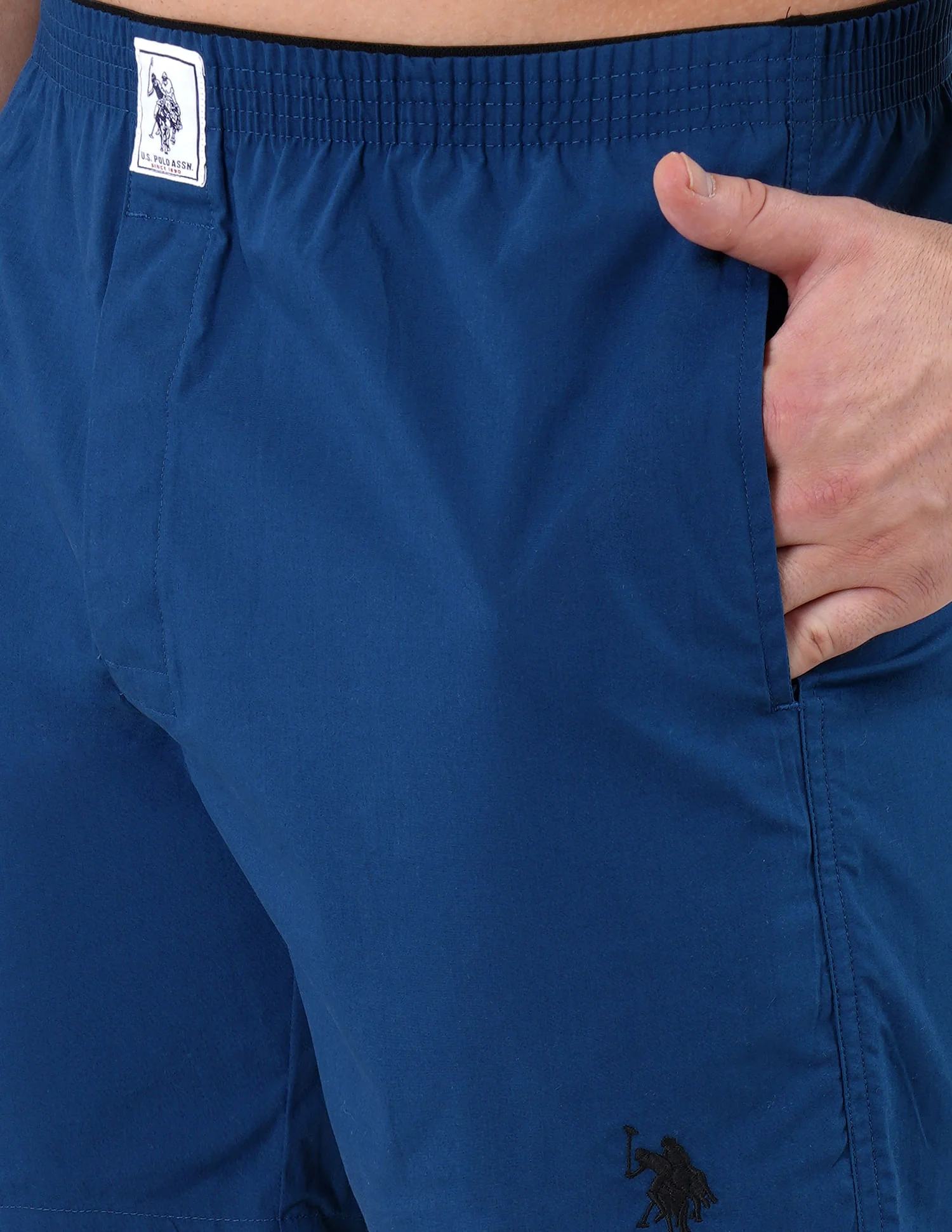 Pure Cotton Brushed Elastic I108 Boxers - Pack Of 1 - Image 6