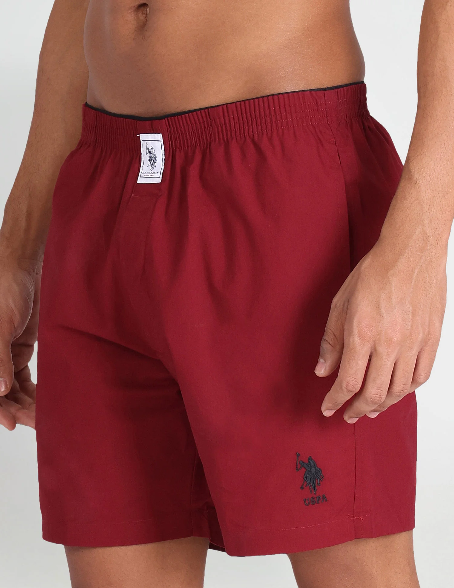 Pure Cotton Brushed Elastic I108 Boxers - Pack Of 1 - Image 3