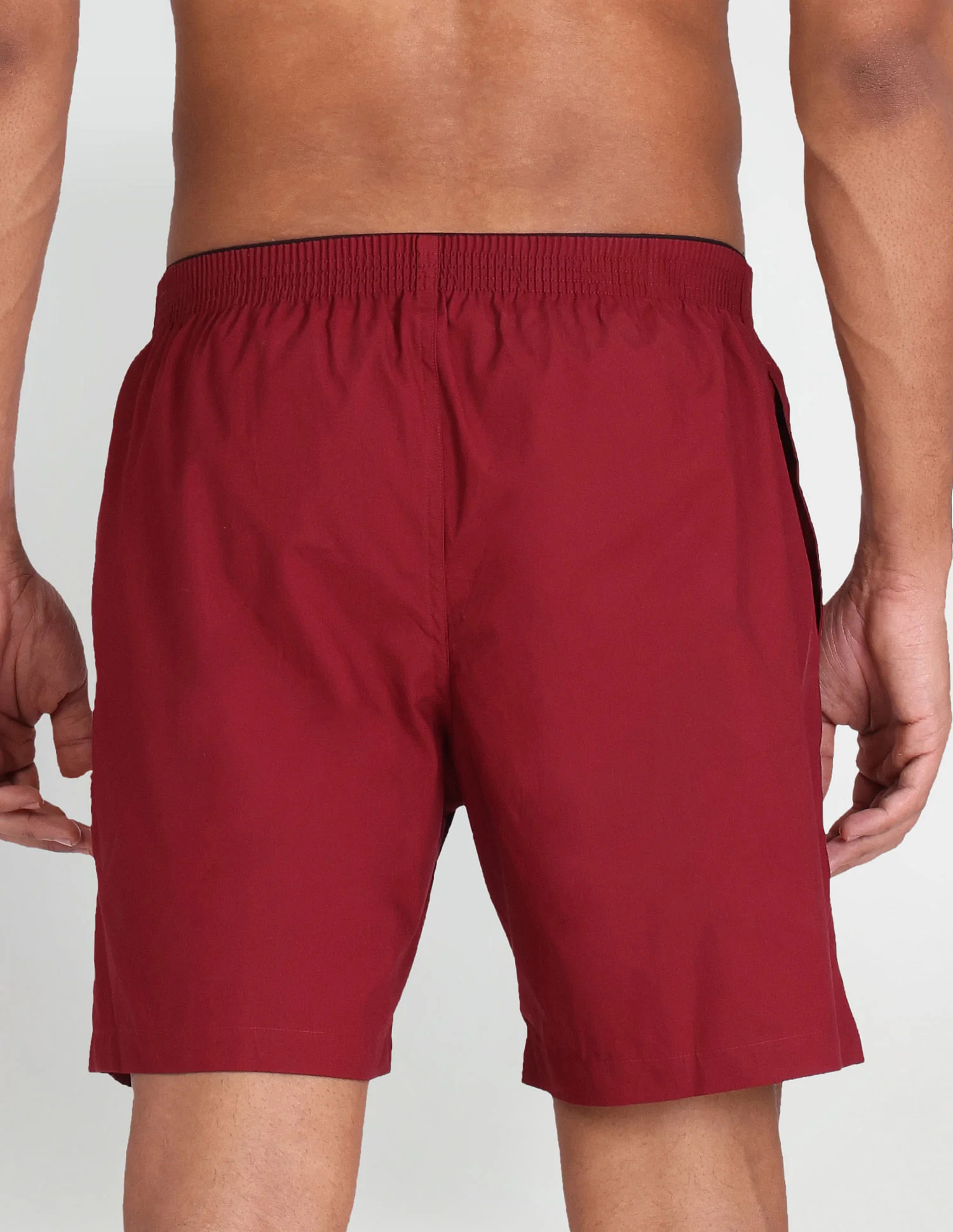Pure Cotton Brushed Elastic I108 Boxers - Pack Of 1 - Image 4
