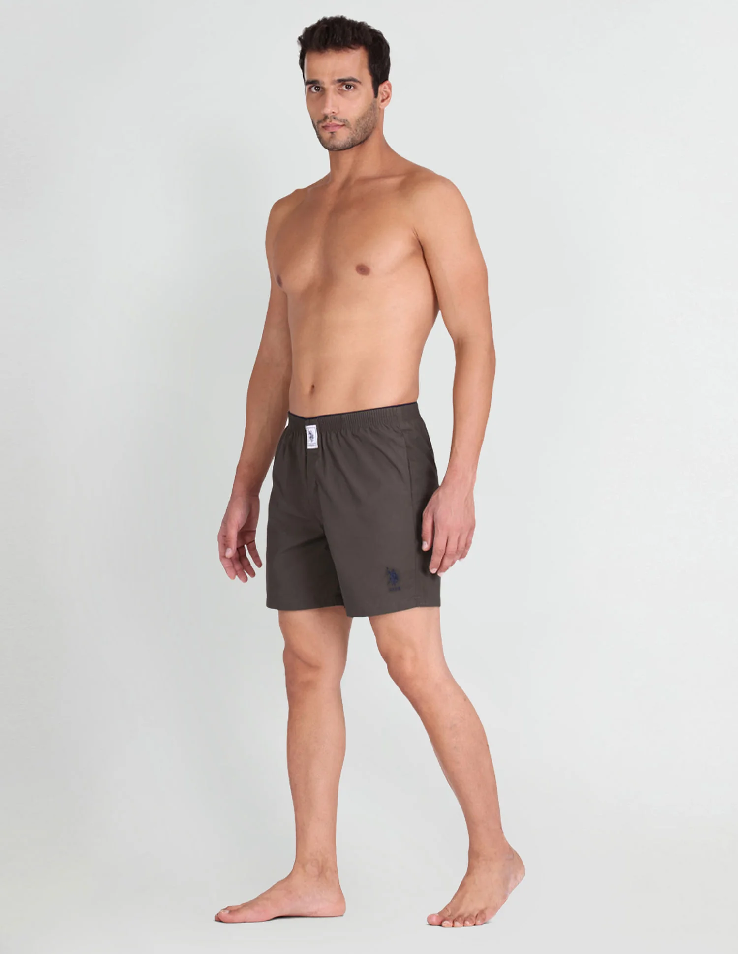 Pure Cotton Brushed Elastic I108 Boxers - Pack Of 1 - Image 2