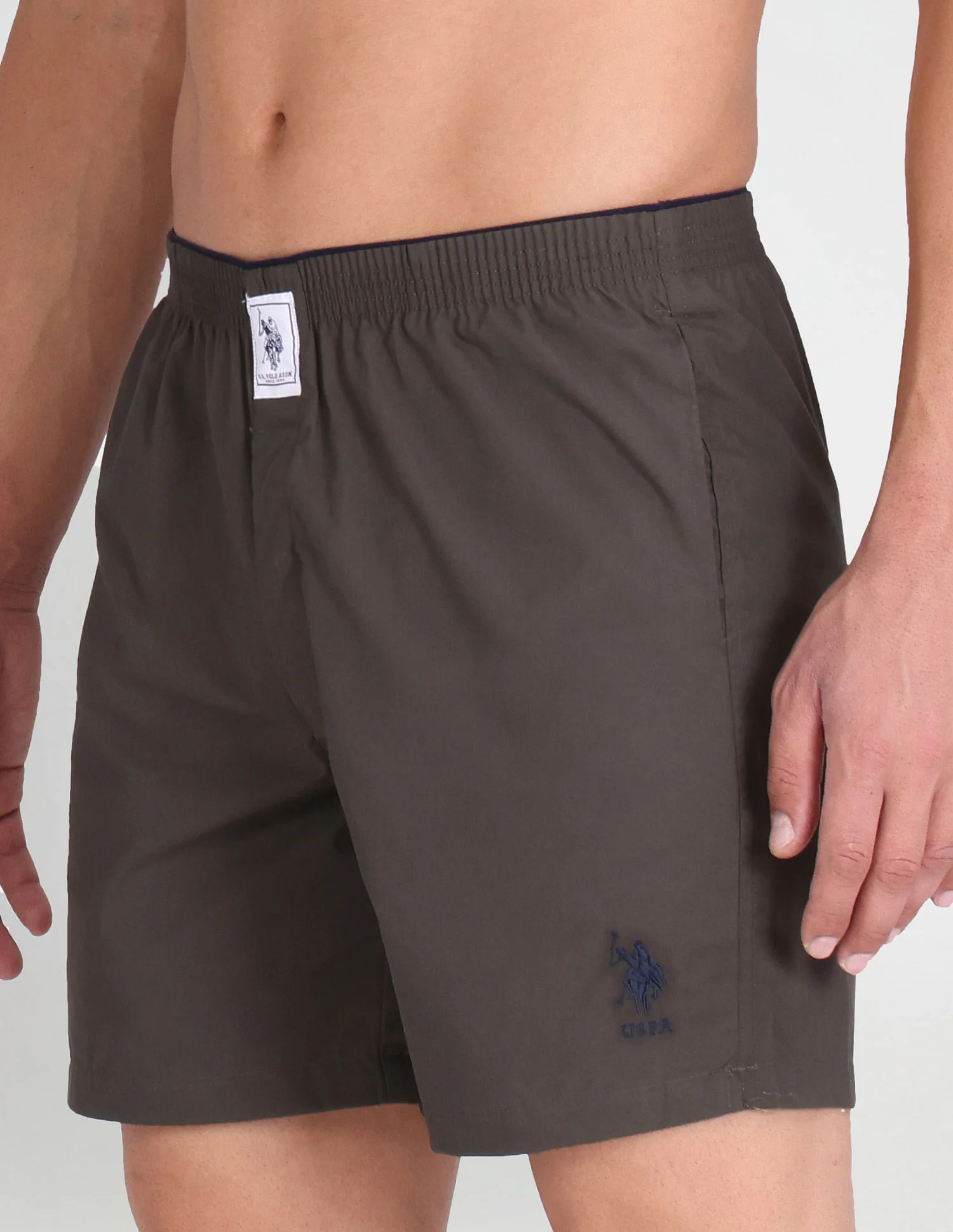 Pure Cotton Brushed Elastic I108 Boxers - Pack Of 1 - Image 3