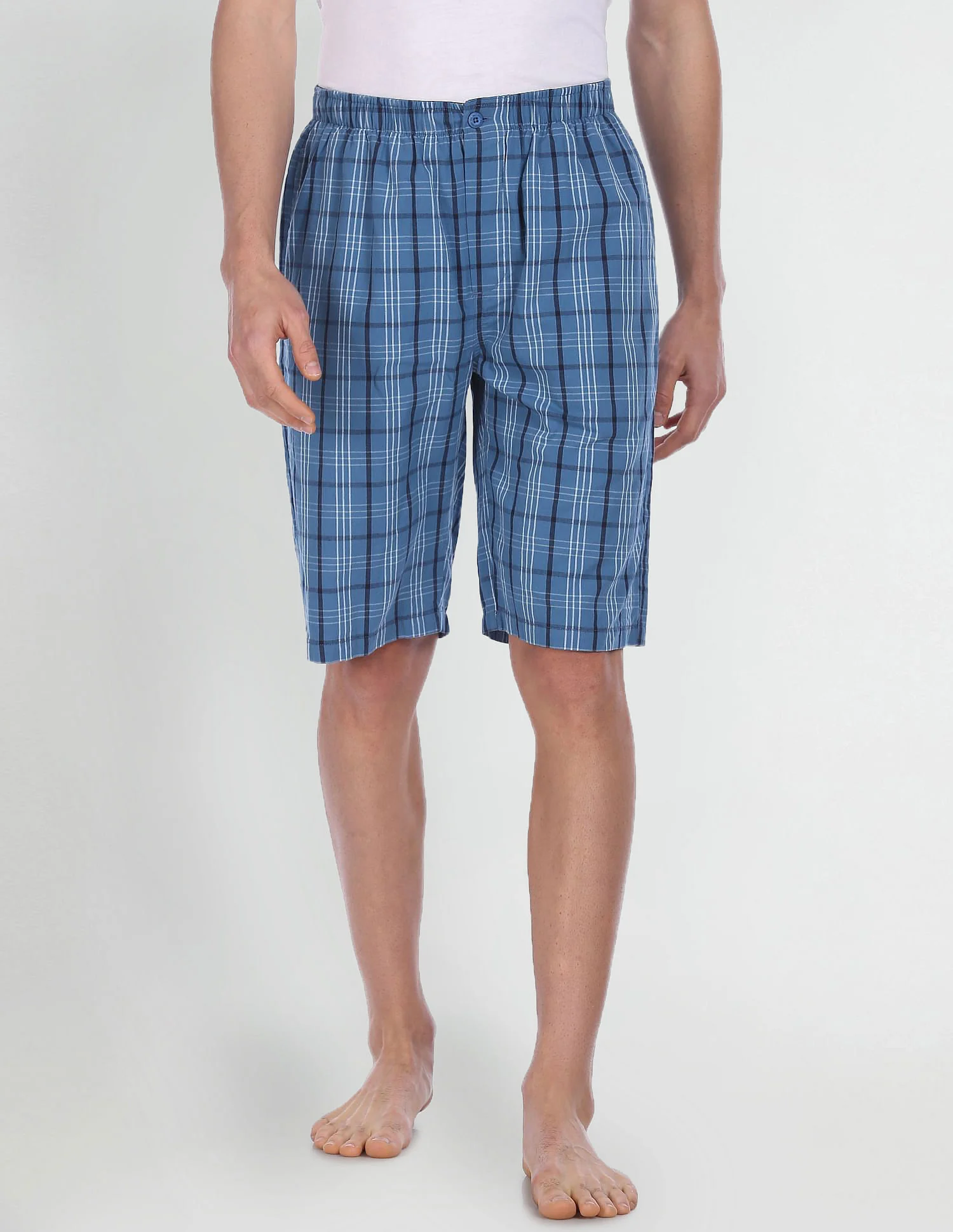 Pure Cotton Checked I692 Bermudas - Pack Of 1