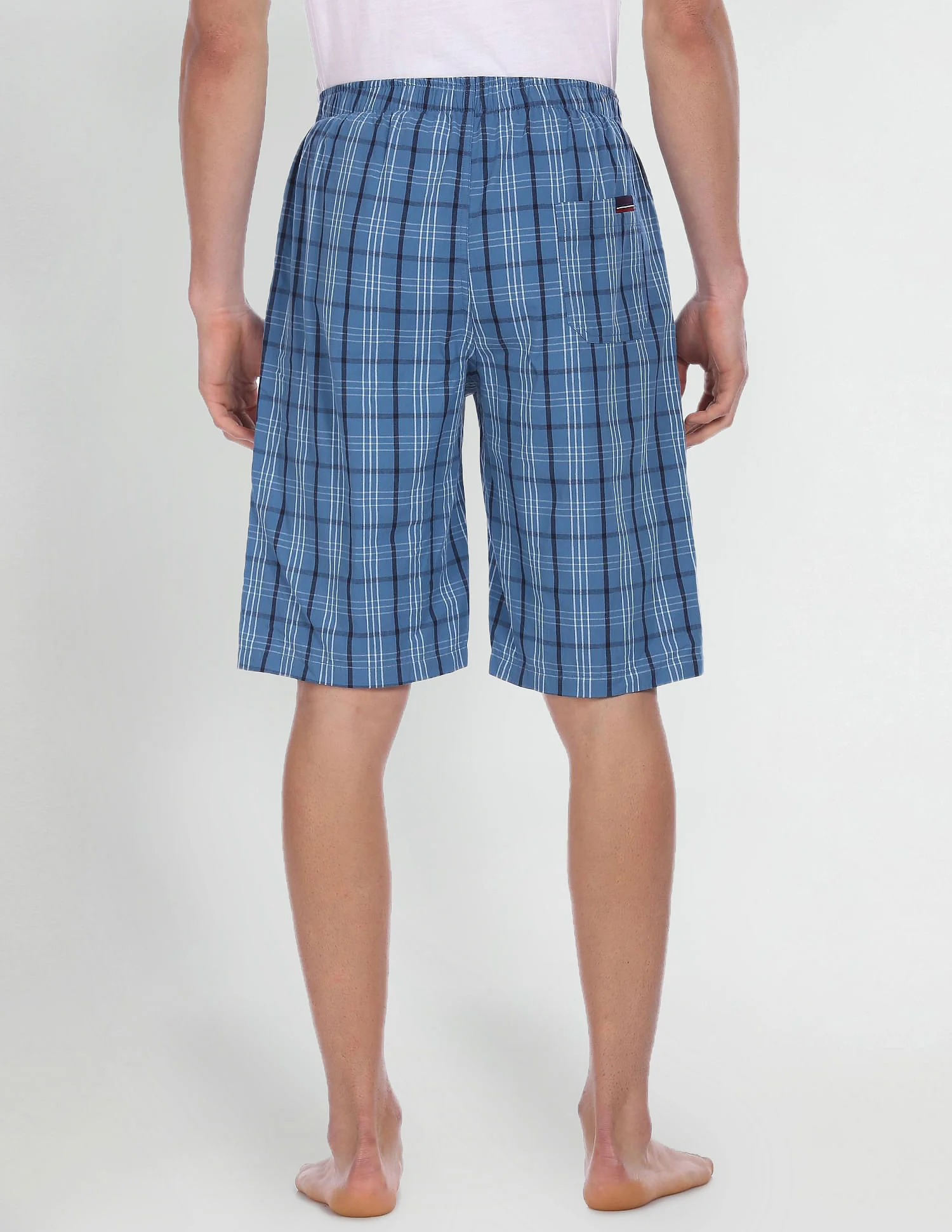 Pure Cotton Checked I692 Bermudas - Pack Of 1 - Image 3