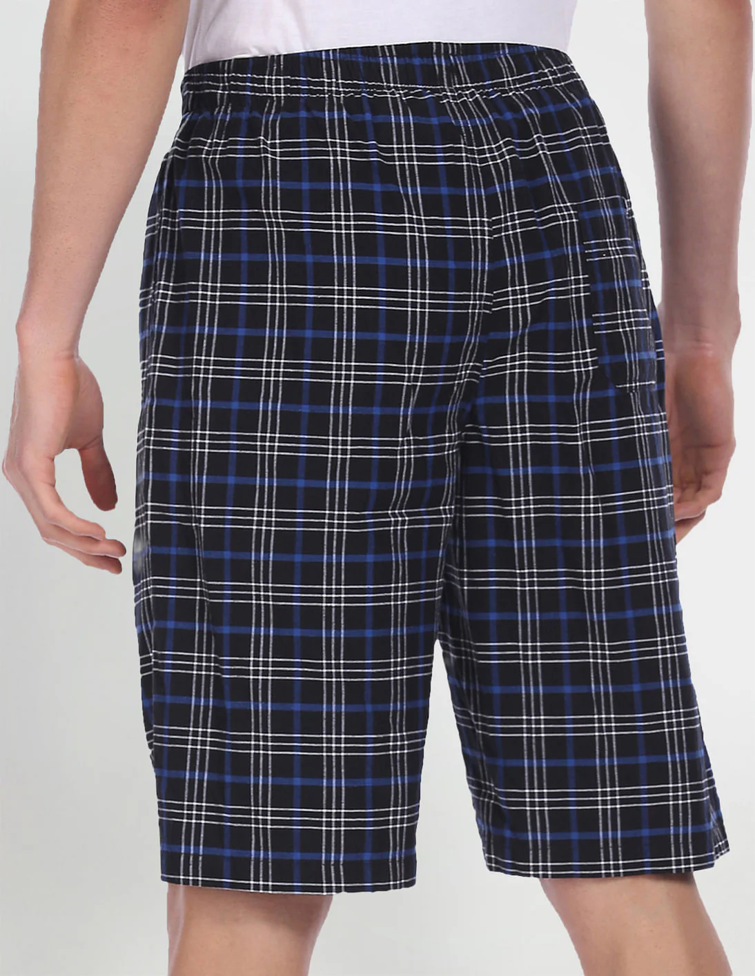 Pure Cotton Checked I692 Bermudas - Pack Of 1 - Image 3