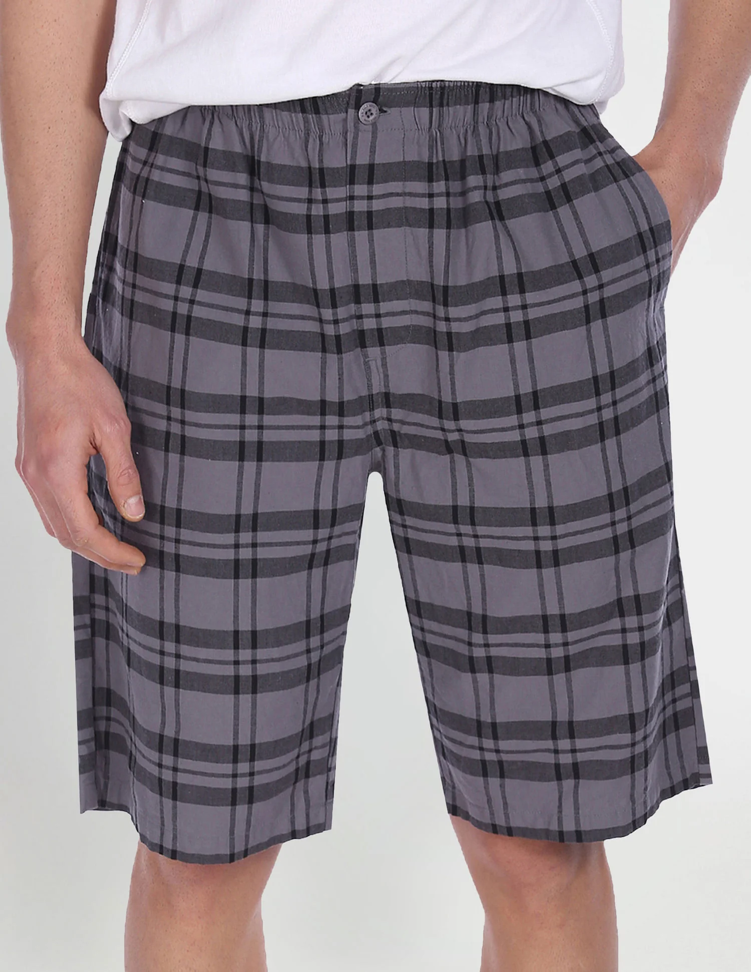 Pure Cotton Checked I692 Bermudas - Pack Of 1
