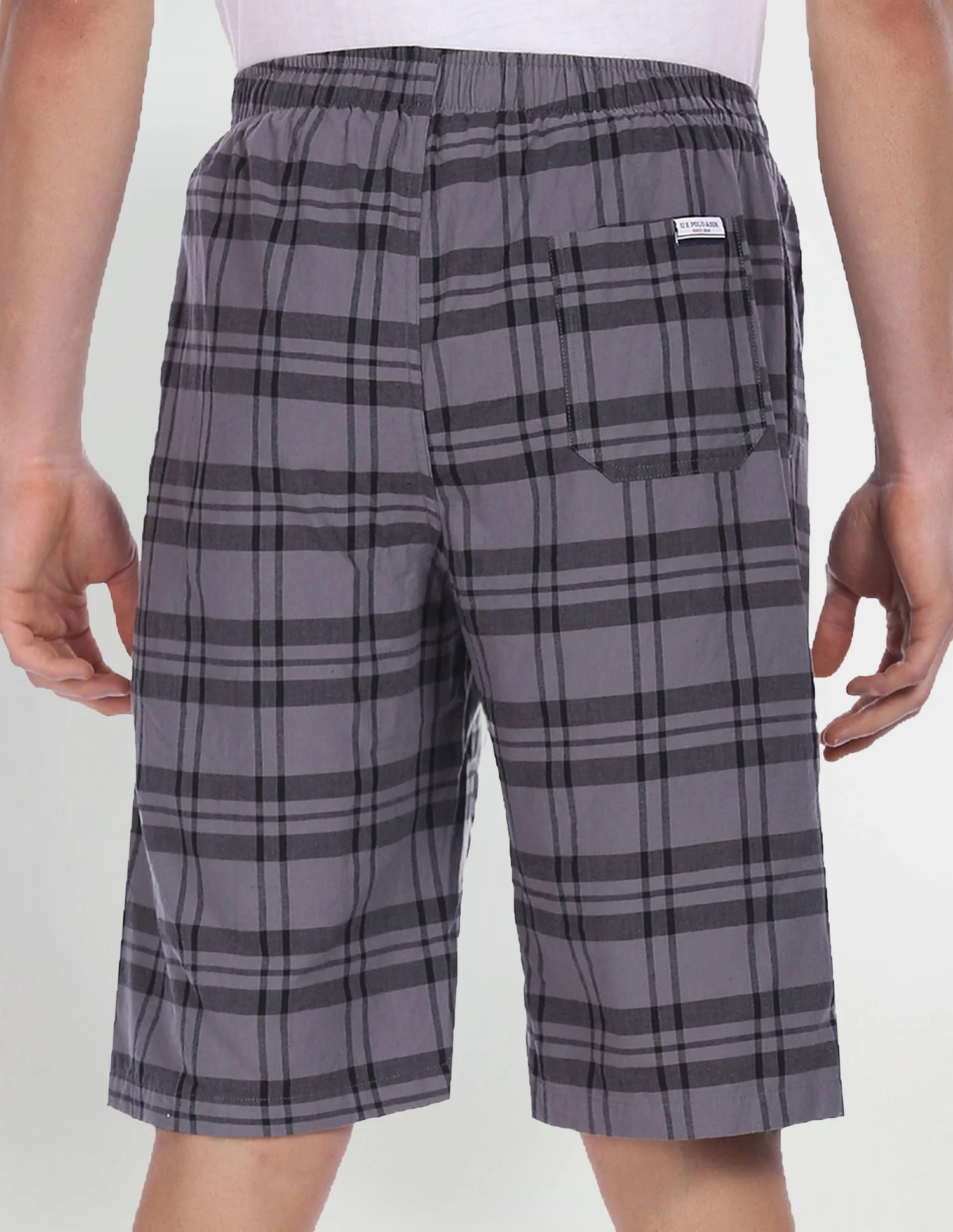 Pure Cotton Checked I692 Bermudas - Pack Of 1 - Image 3