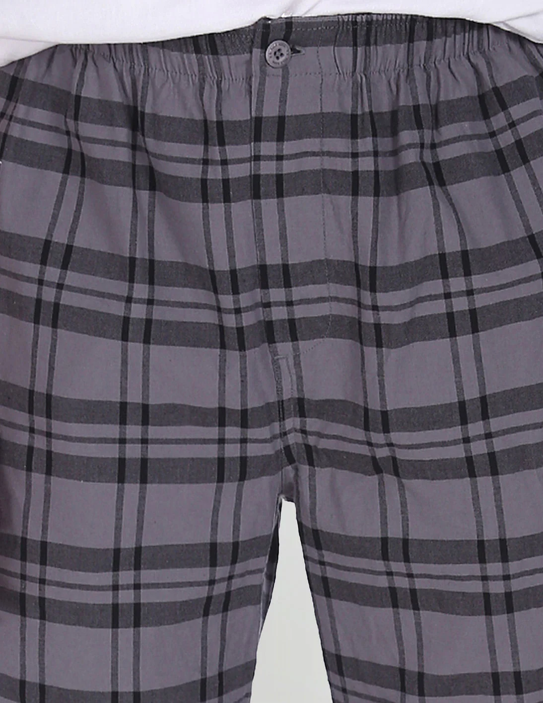 Pure Cotton Checked I692 Bermudas - Pack Of 1 - Image 4