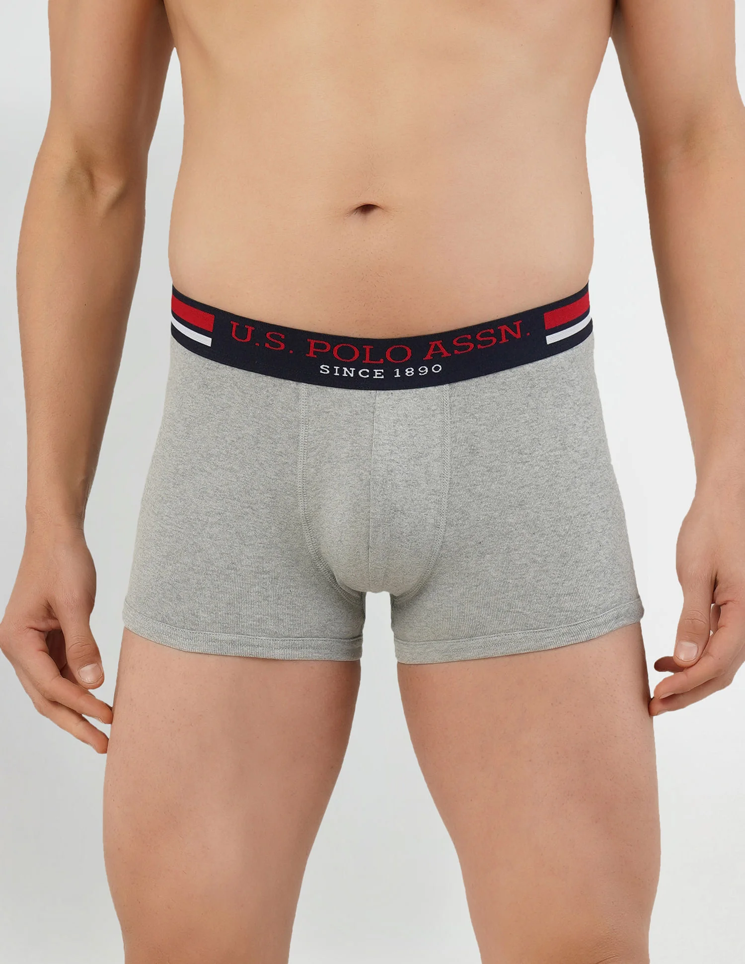 Pure Cotton Contrast Waist I641 Trunks - Pack Of 1 - Image 3