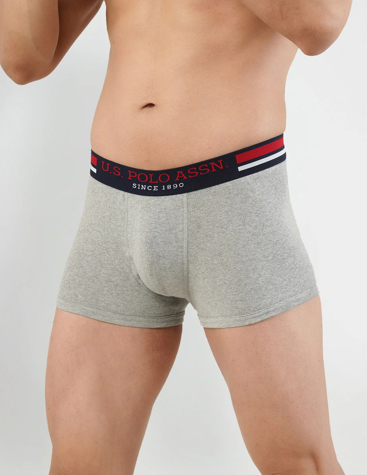 Pure Cotton Contrast Waist I641 Trunks - Pack Of 1 - Image 4