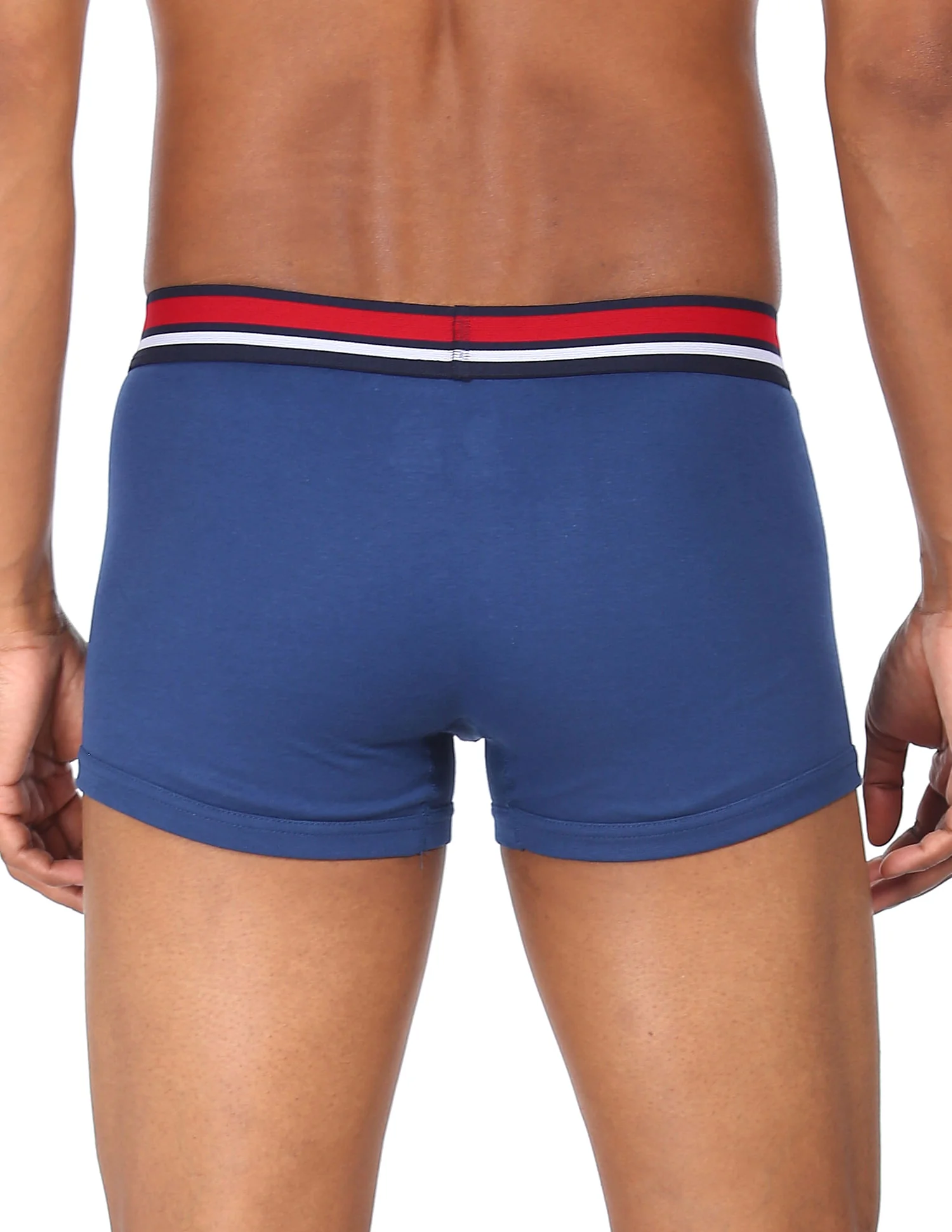 Pure Cotton Contrast Waist I641 Trunks - Pack Of 1 - Image 5