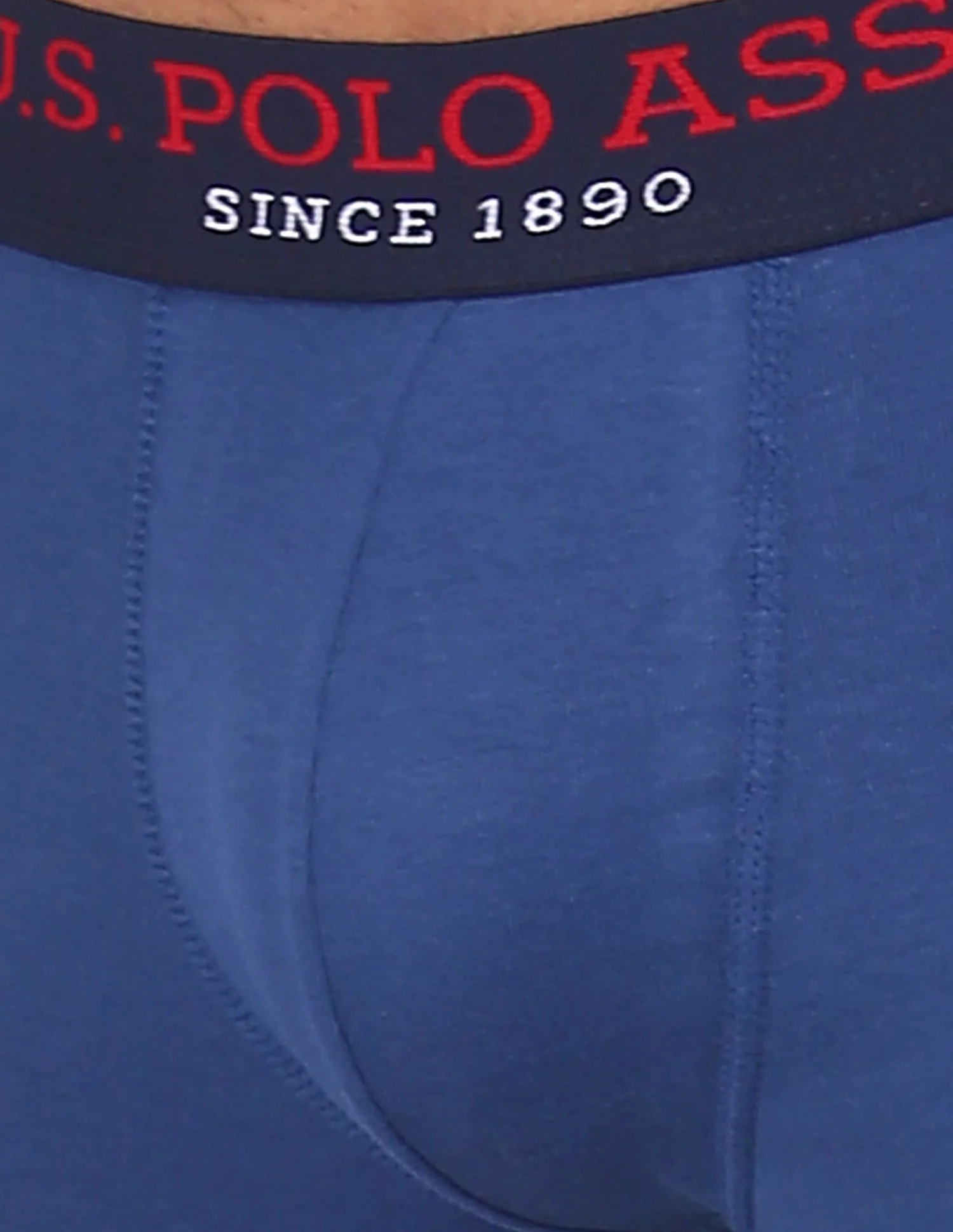Pure Cotton Contrast Waist I641 Trunks - Pack Of 1 - Image 6