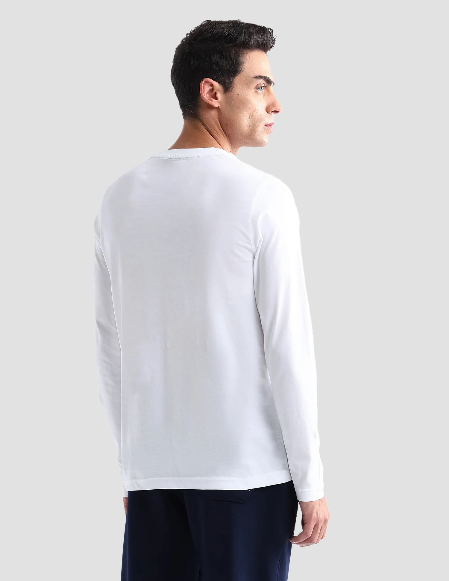 Pure Cotton Long Sleeve I693 Lounge T-Shirt - Pack Of 1 - Image 5