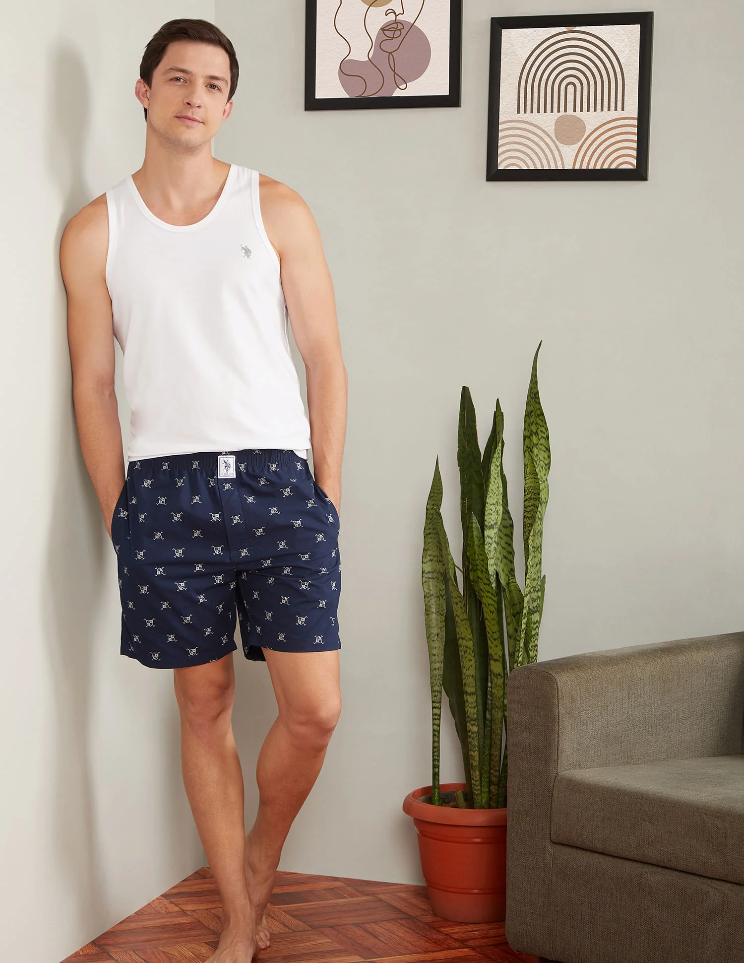 Pure Cotton Printed I600 Boxers - Pack Of 1 - Image 8