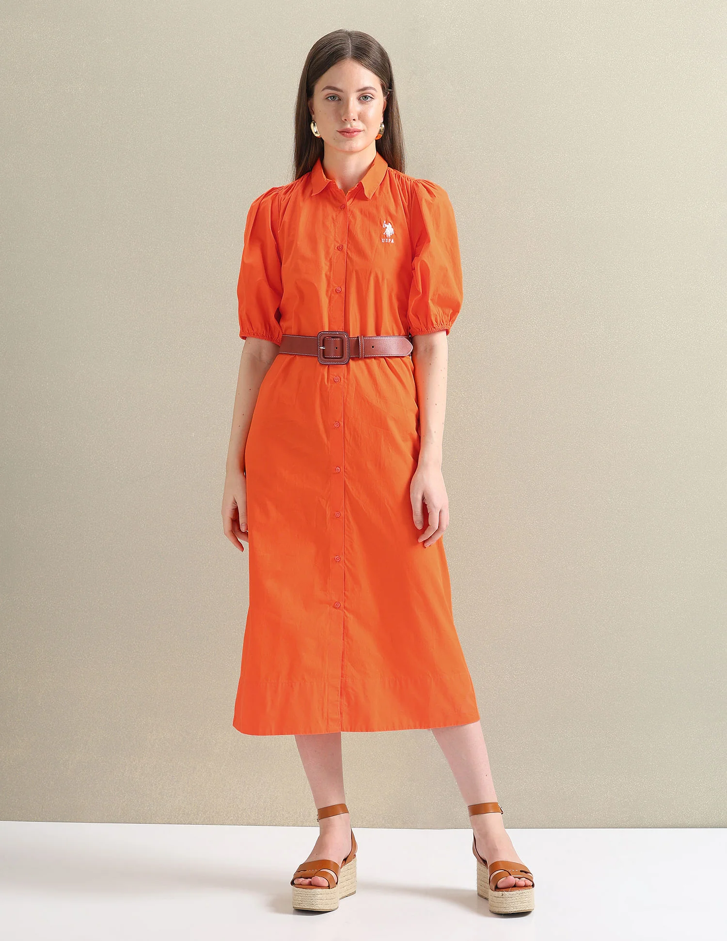 Pure Cotton Relaxed Shirt Dress - Image 6