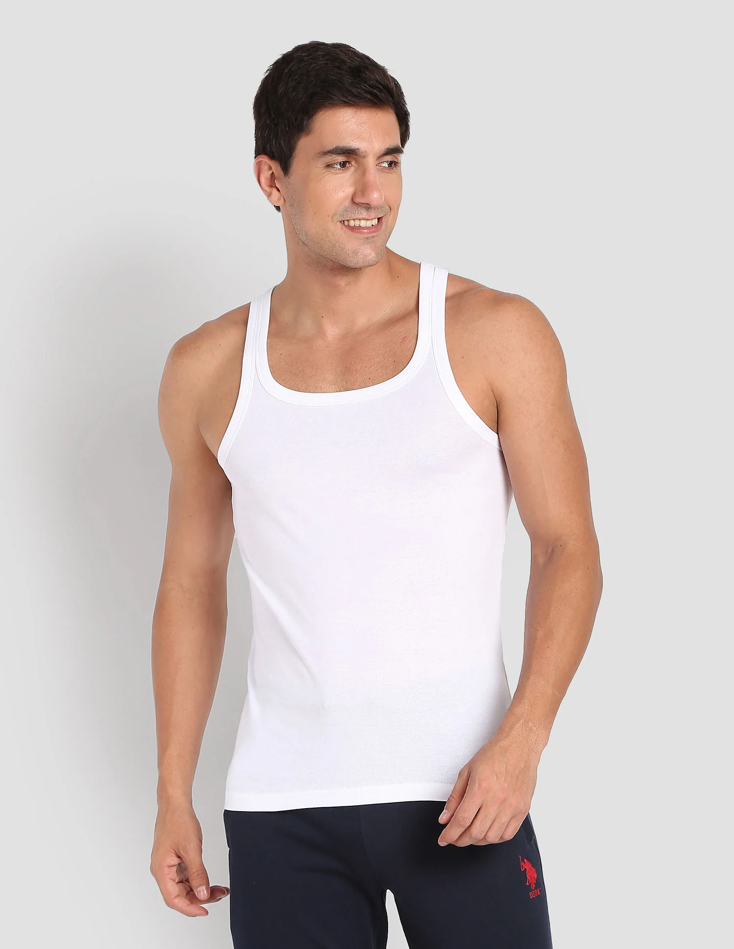 Pure Cotton Ribbed EV006 Vest - Pack Of 1