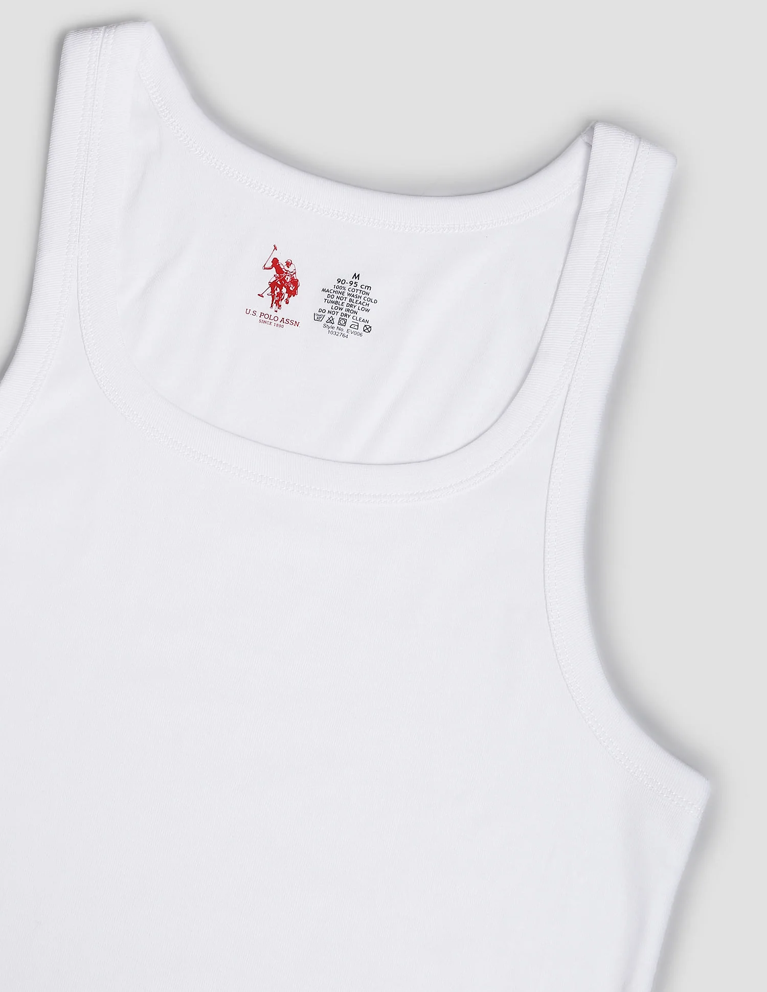 Pure Cotton Ribbed EV006 Vest - Pack Of 1 - Image 2