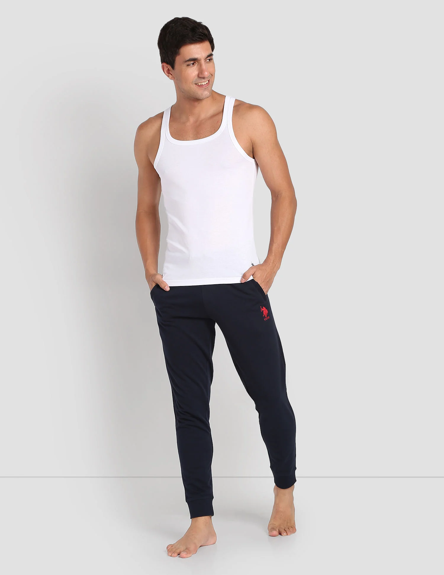 Pure Cotton Ribbed EV006 Vest - Pack Of 1 - Image 3