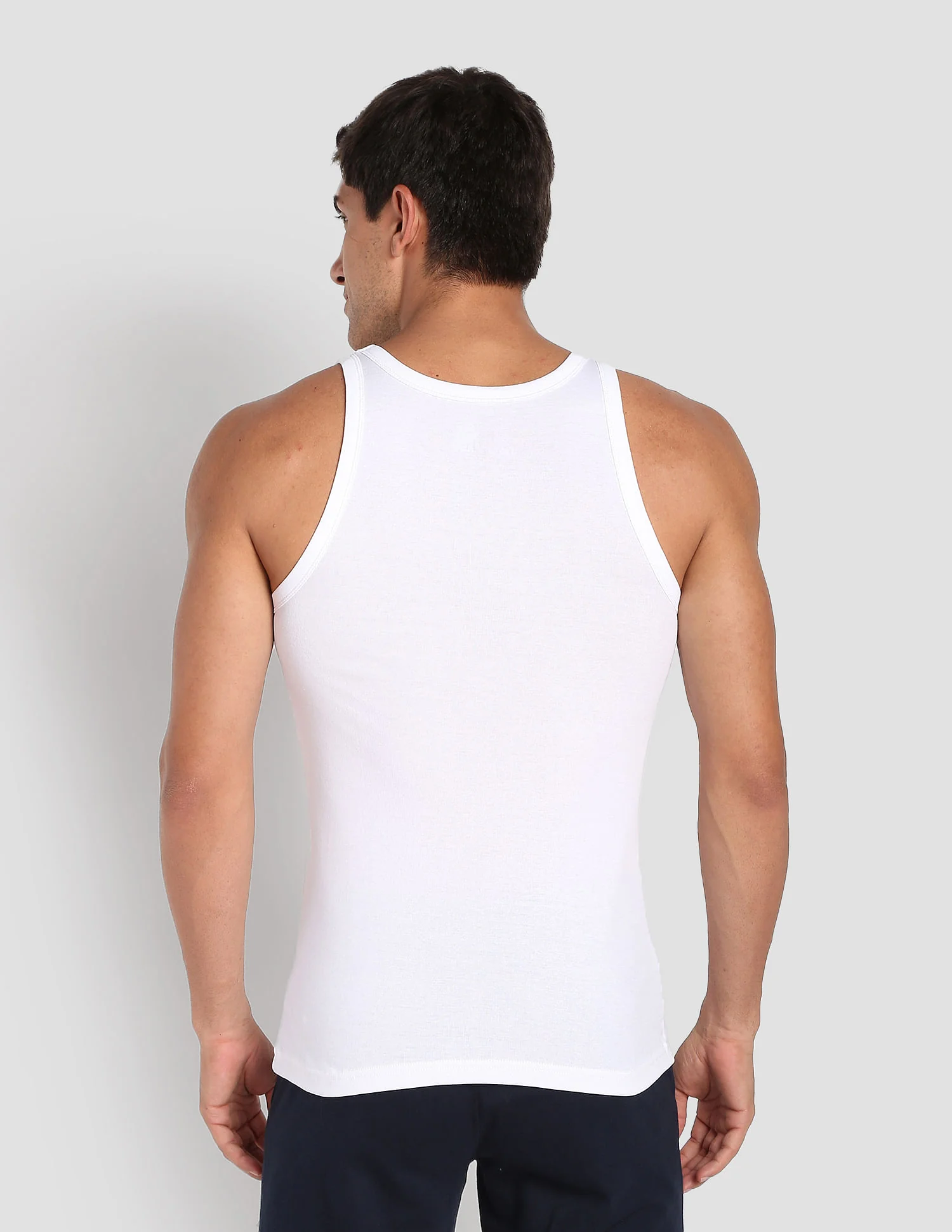 Pure Cotton Ribbed EV006 Vest - Pack Of 1 - Image 5