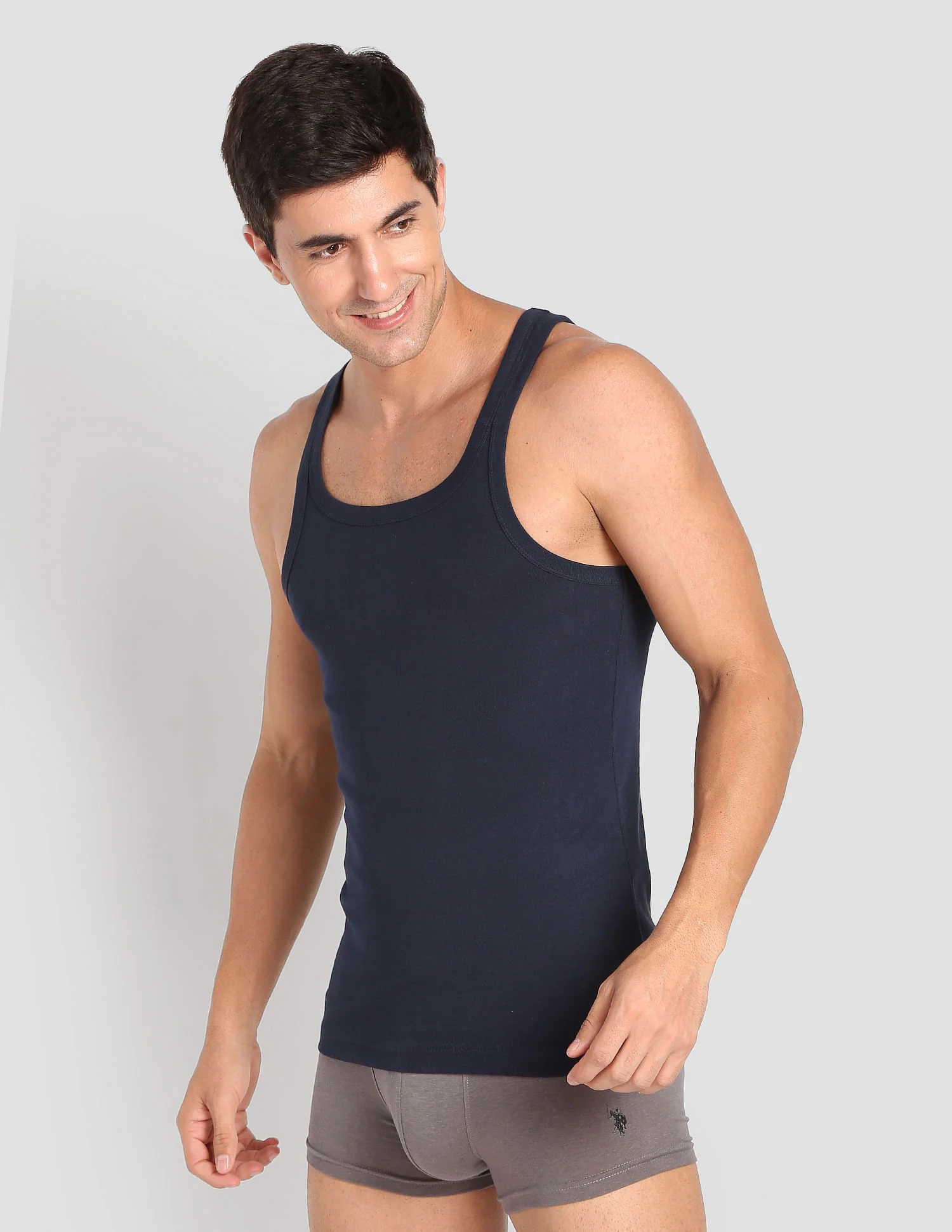 Pure Cotton Ribbed EV006 Vest - Pack Of 1 - Image 4