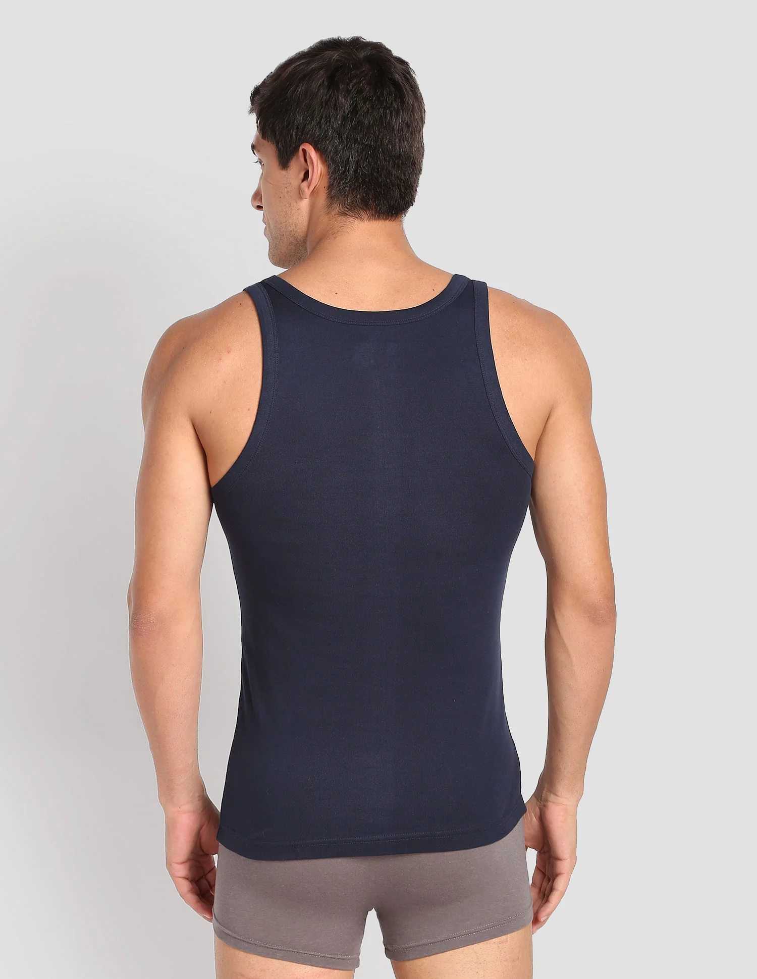 Pure Cotton Ribbed EV006 Vest - Pack Of 1 - Image 5