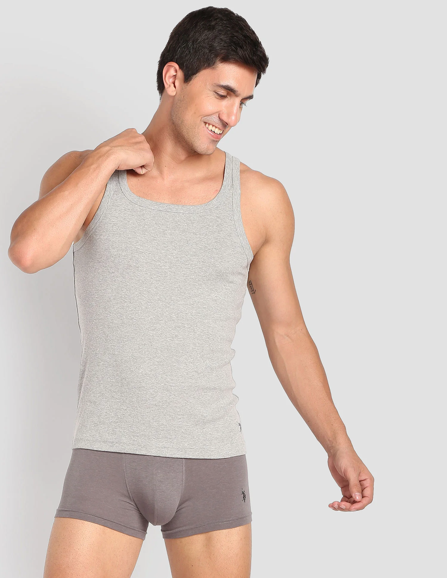 Pure Cotton Ribbed EV006 Vest - Pack Of 1