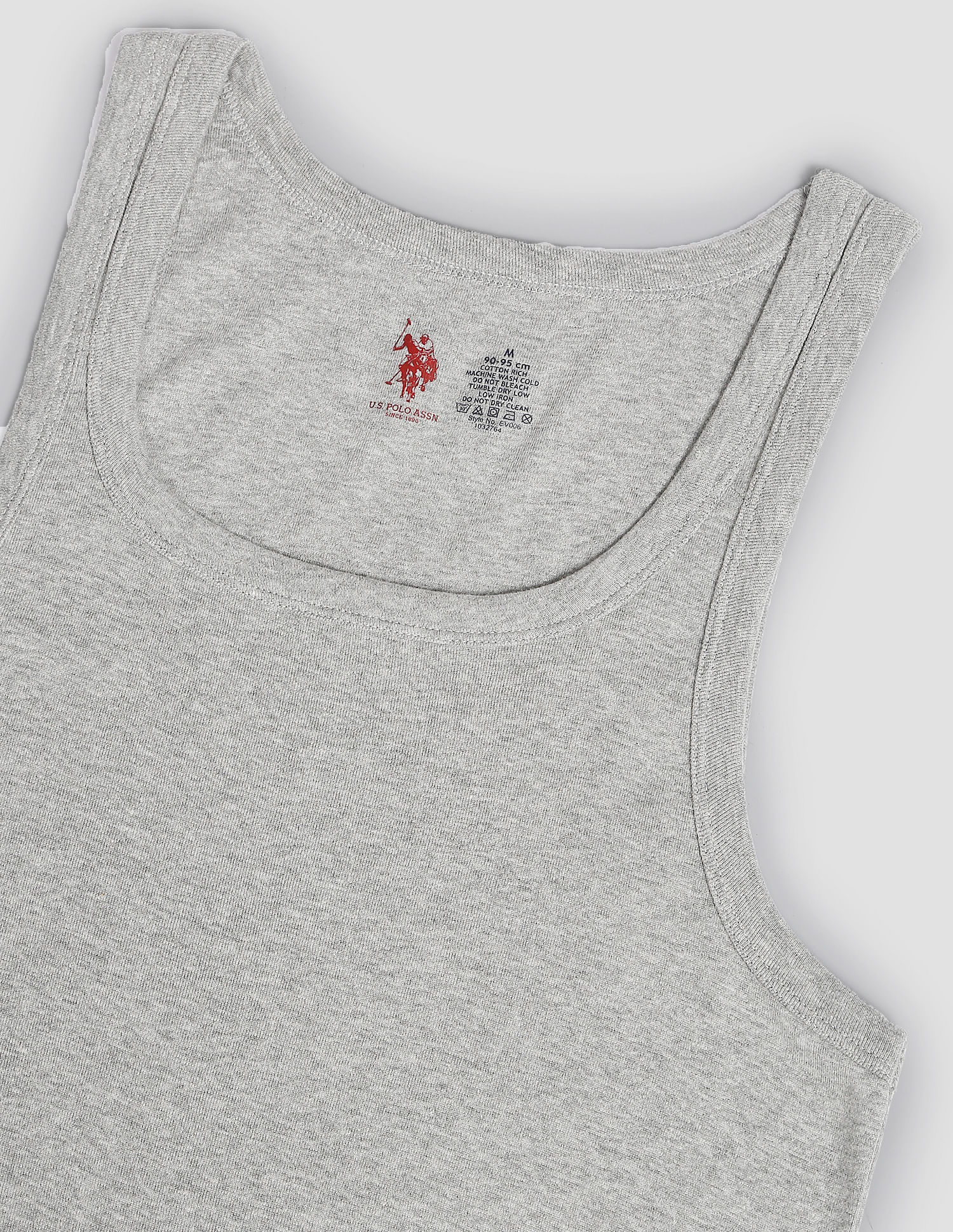 Pure Cotton Ribbed EV006 Vest - Pack Of 1 - Image 2