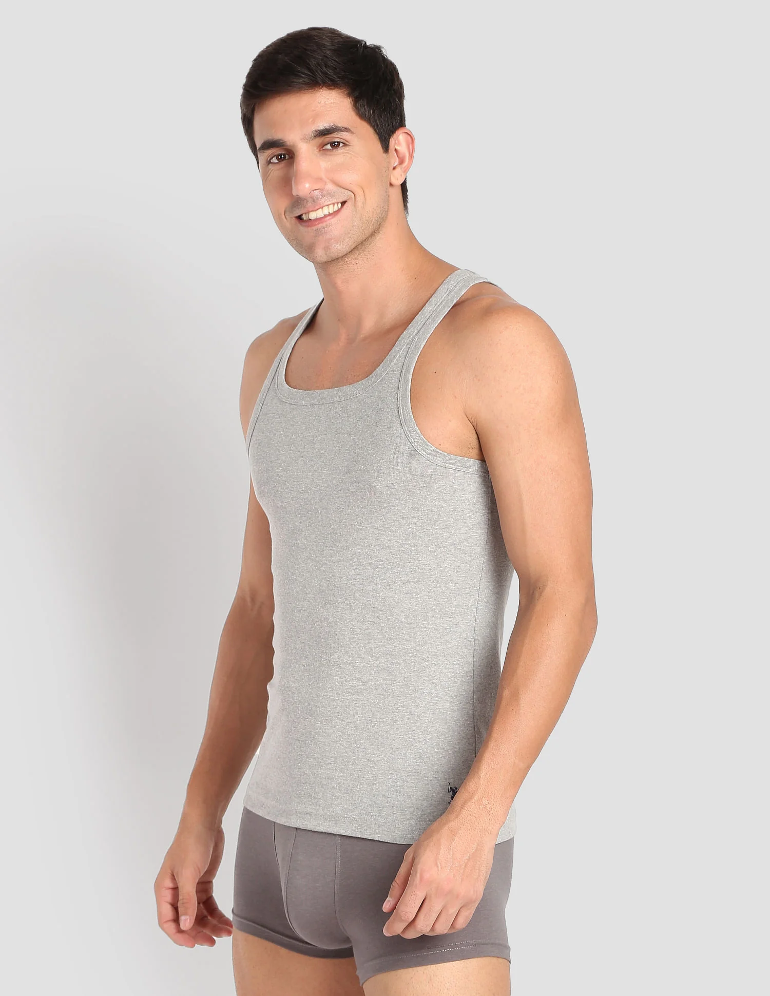 Pure Cotton Ribbed EV006 Vest - Pack Of 1 - Image 4